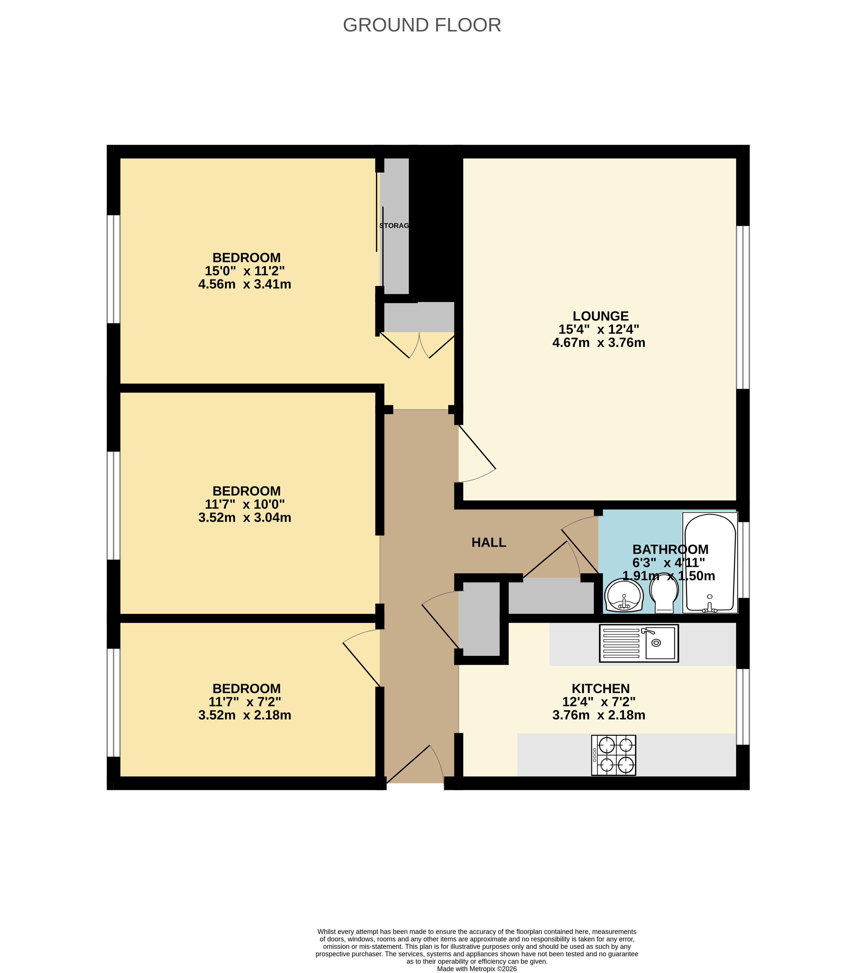 0/2, 80, Riddrie Knowes, Glasgow floorplan