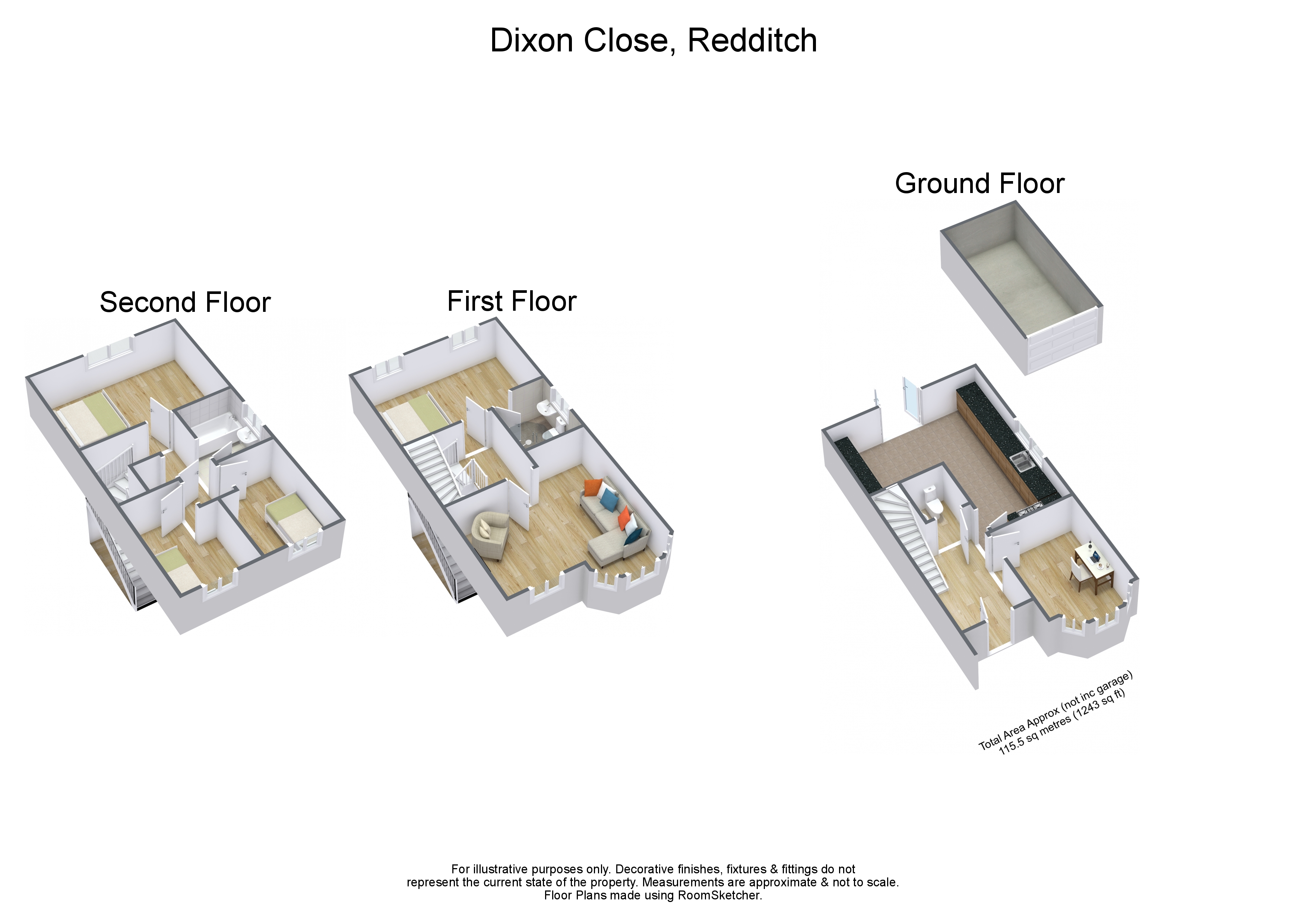 4 bed end terrace house for sale in Dixon Close, Enfield, Redditch B97