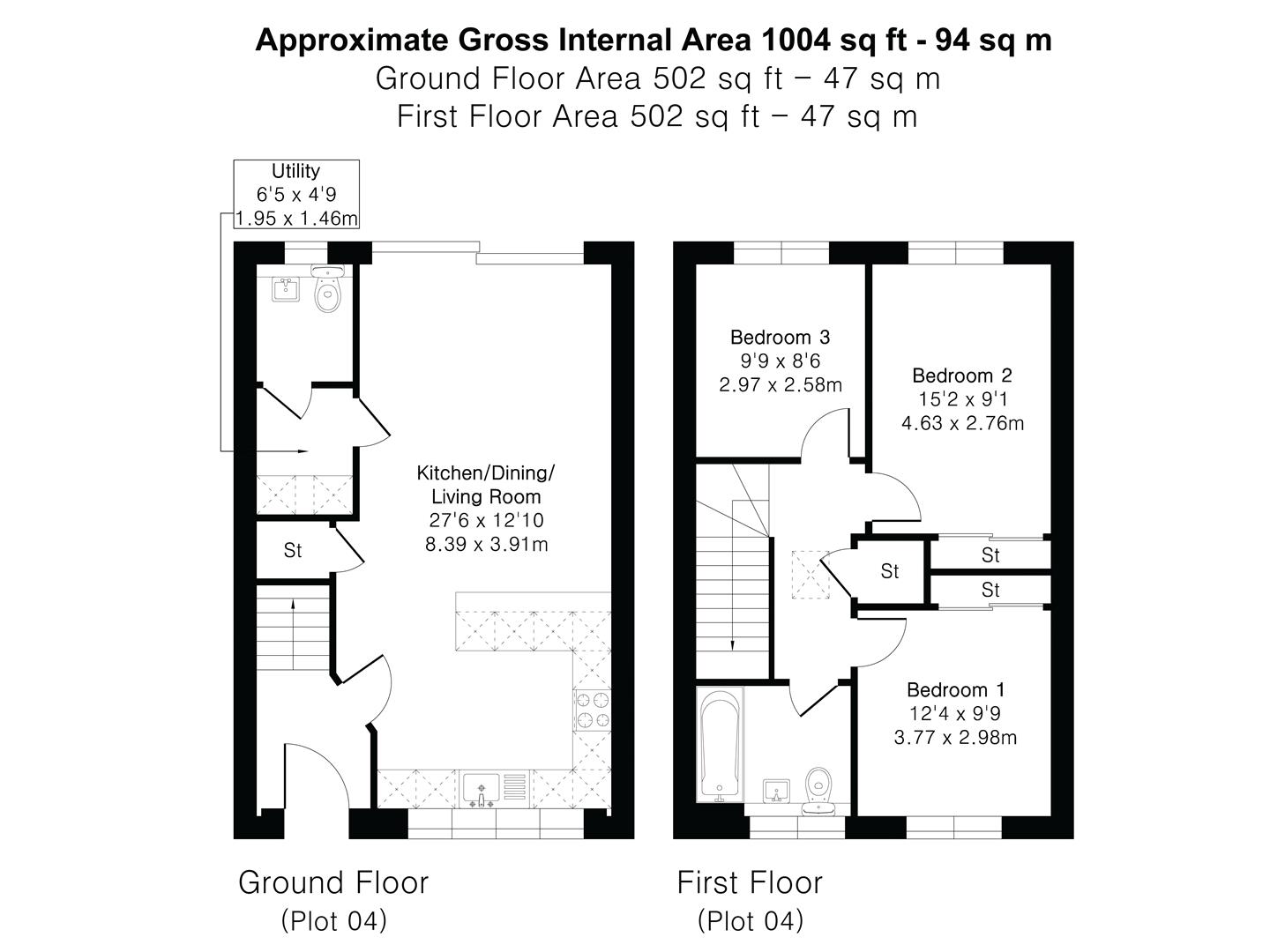 Plot 4, 85, Northfield Avenue, Cambridge floorplan