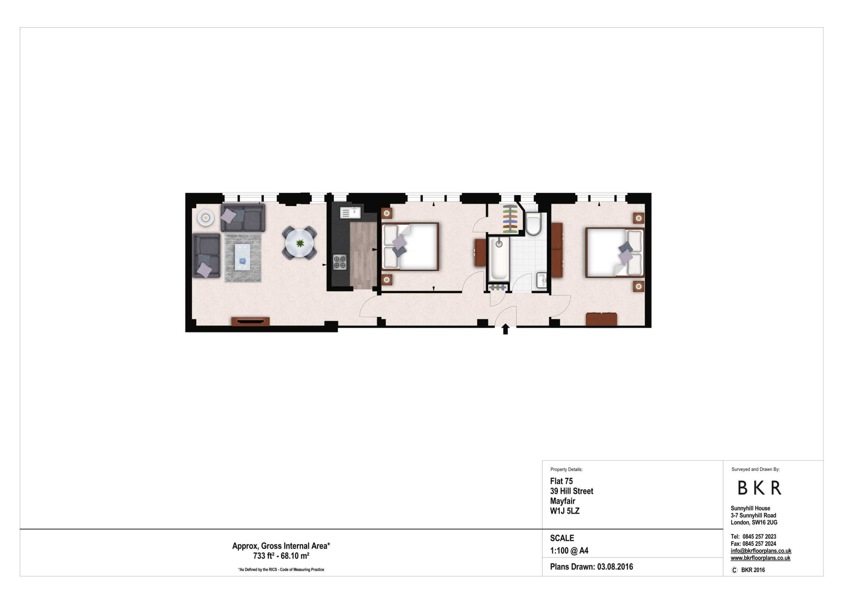 2 Bedrooms Flat to rent in Hill Street, Mayfair, London W1J