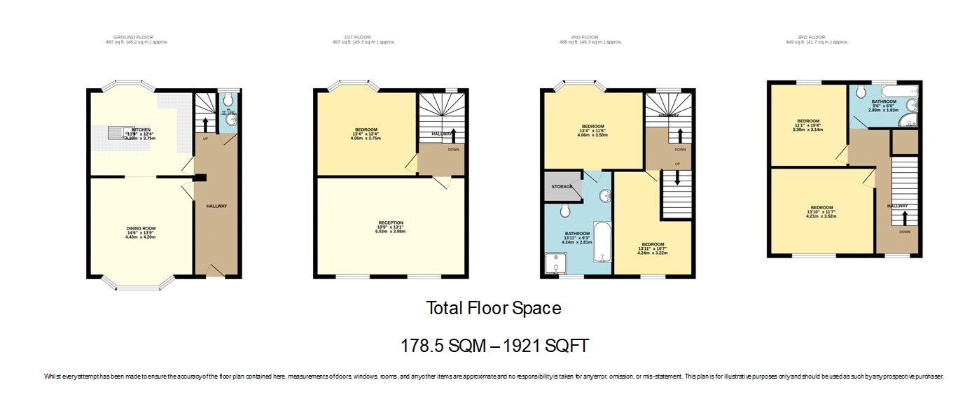 54,, Granby Hill, Bristol floorplan