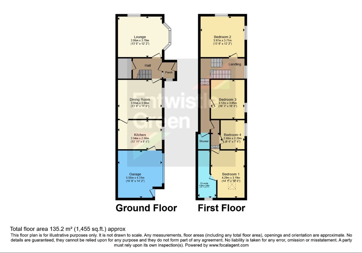 46, Hawthorn Road, Lancashire floorplan