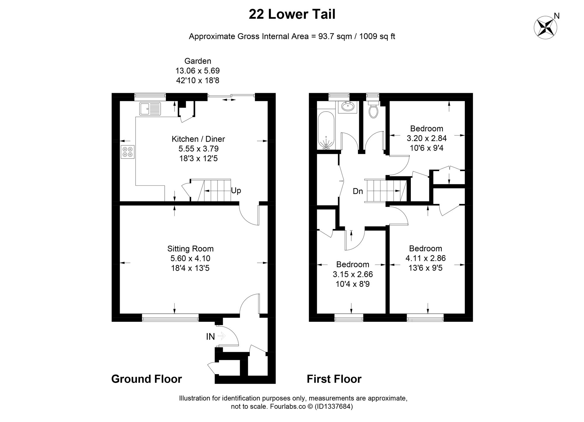 22 Lower Tail, Watford floorplan