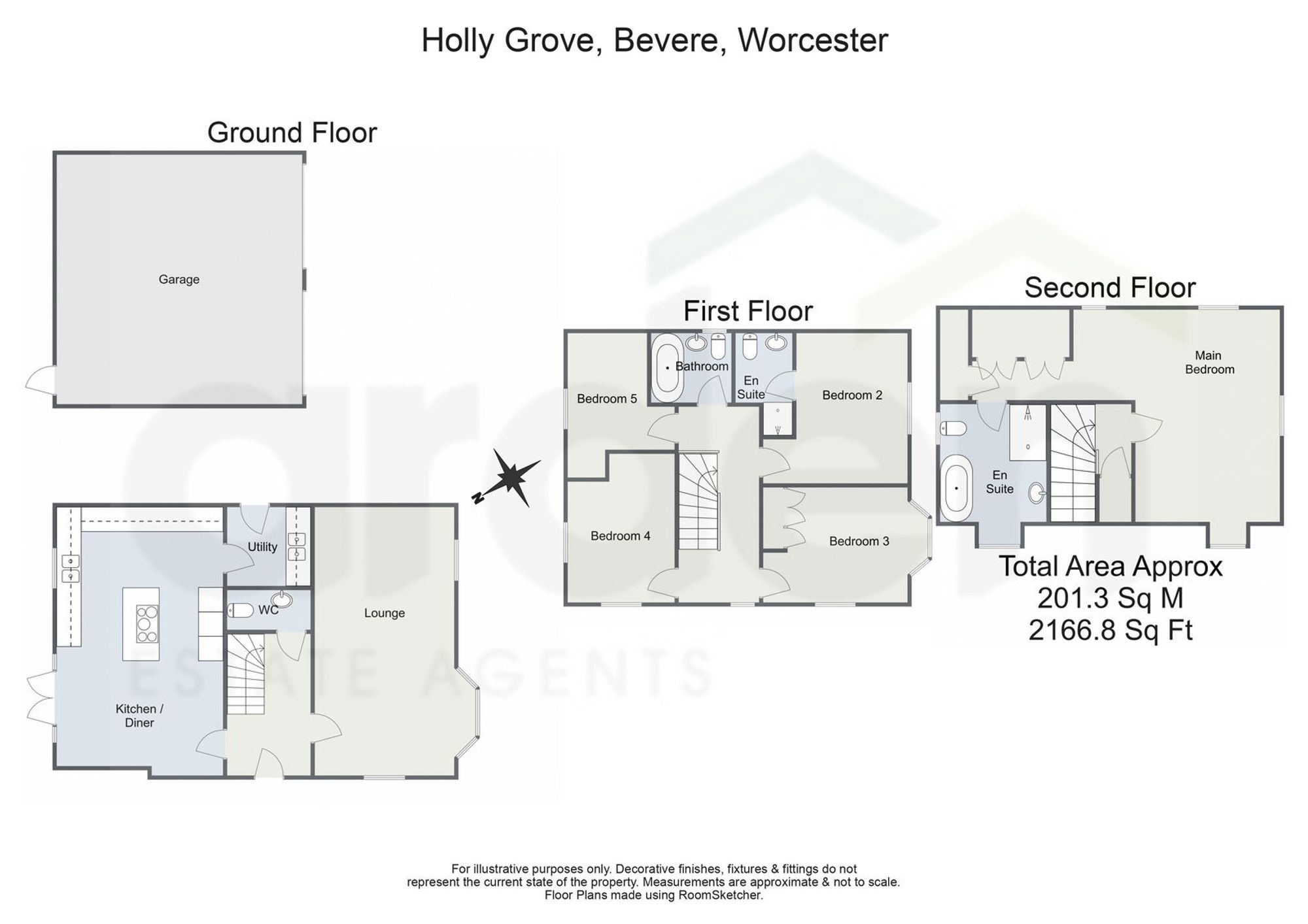 Holly Grove, Bevere, WR3 floorplan