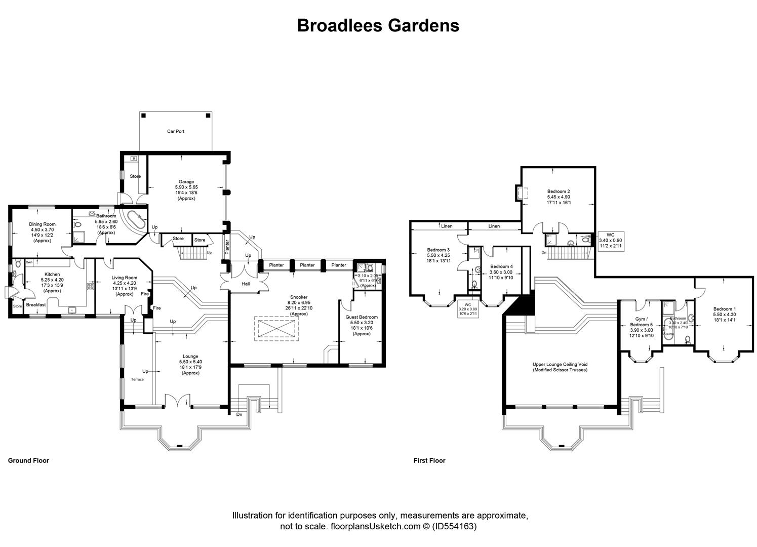 6 Bedrooms  for sale in Broadlees Gardens, Chapelton, Strathaven ML10