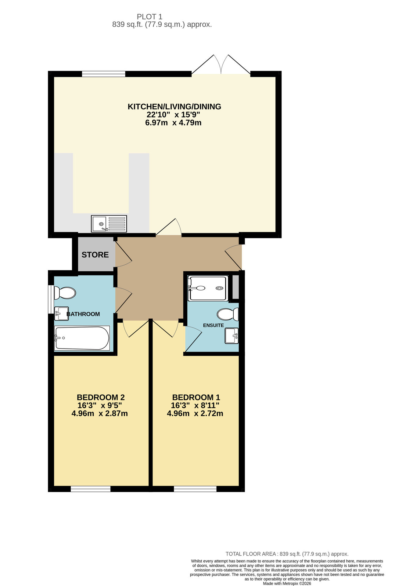 Plot 5, Sherford, Gadds Green, Taunton floorplan