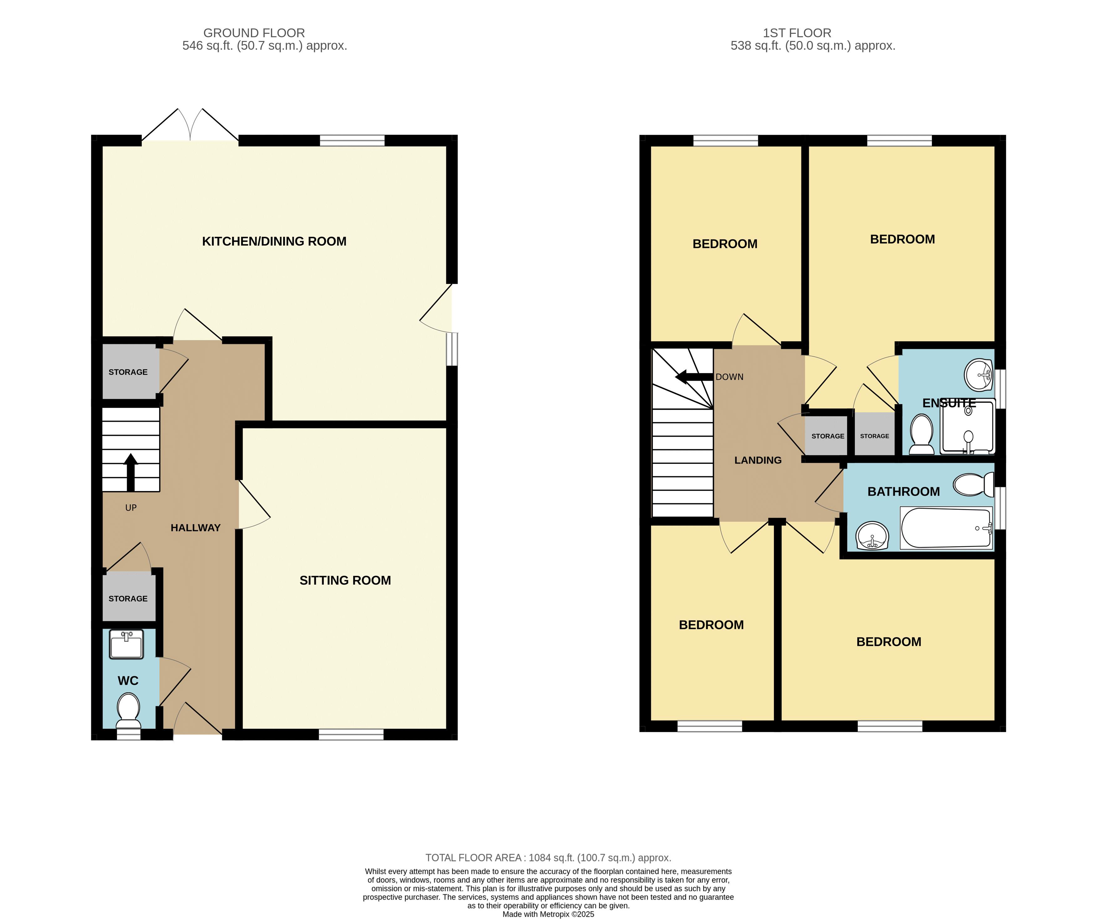 22, Gilbert Road, Bury St. Edmunds floorplan