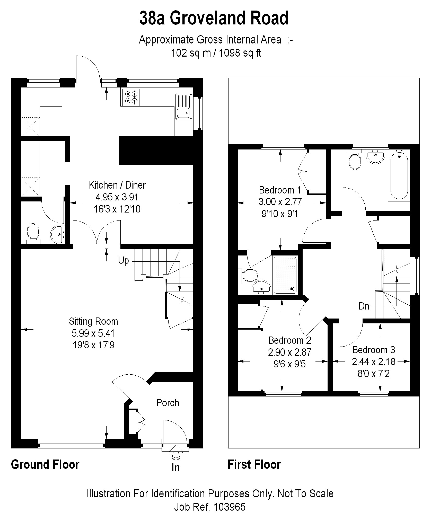 Free property report 38A, Groveland Road, Speen, Newbury, RG14 1SS