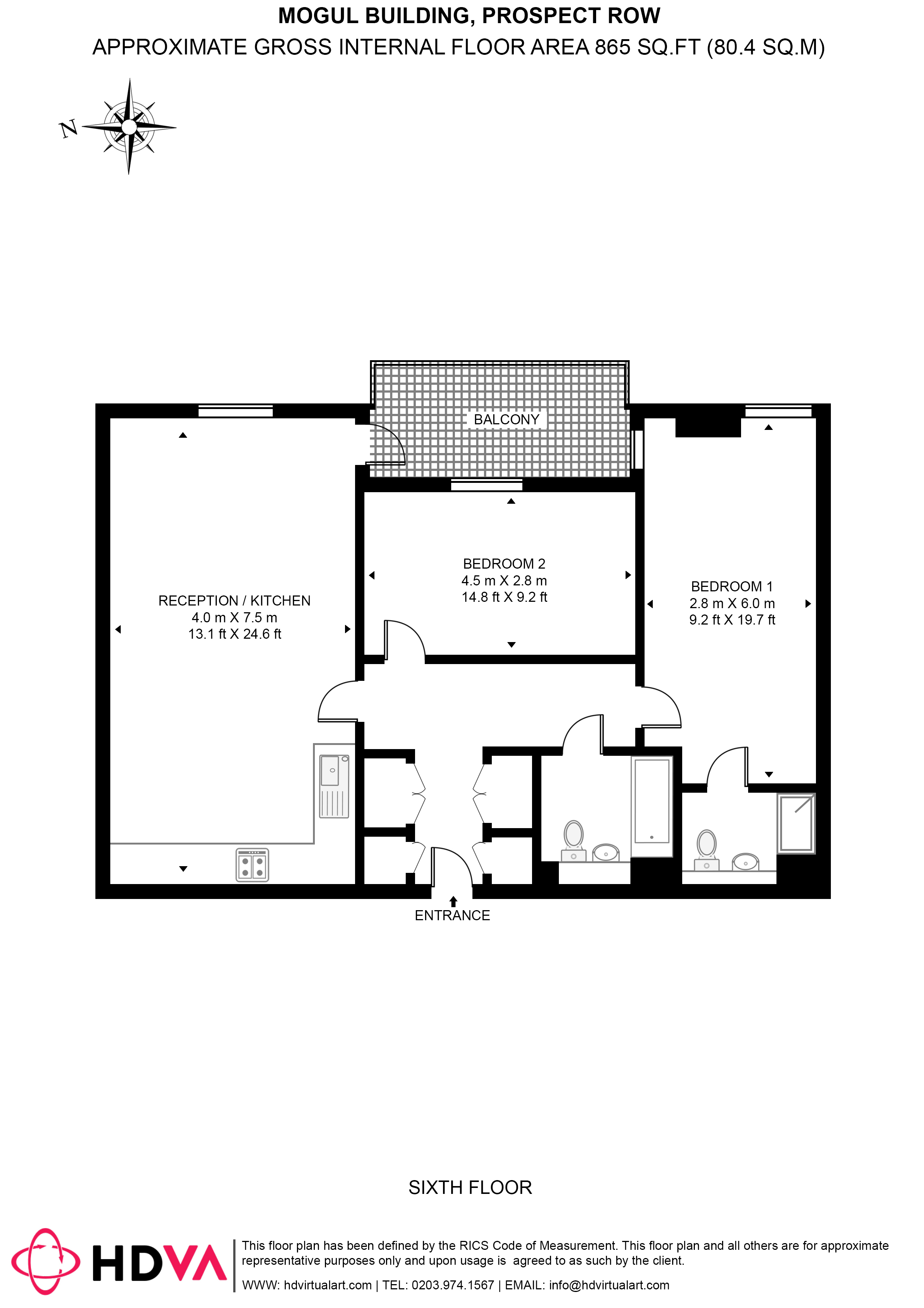 Mogul Building, Prospect Row, London,  E15 floorplan