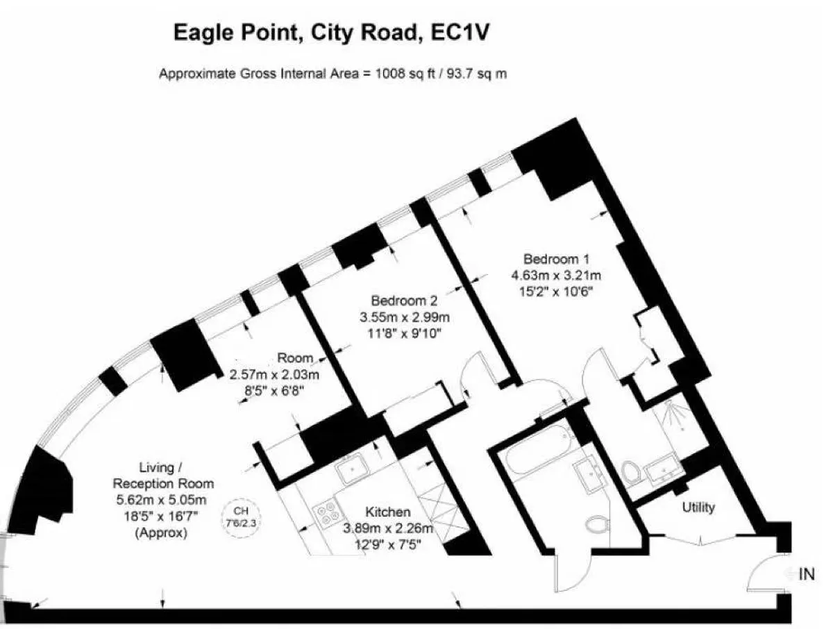 169 Eagle Point, City Road, London floorplan