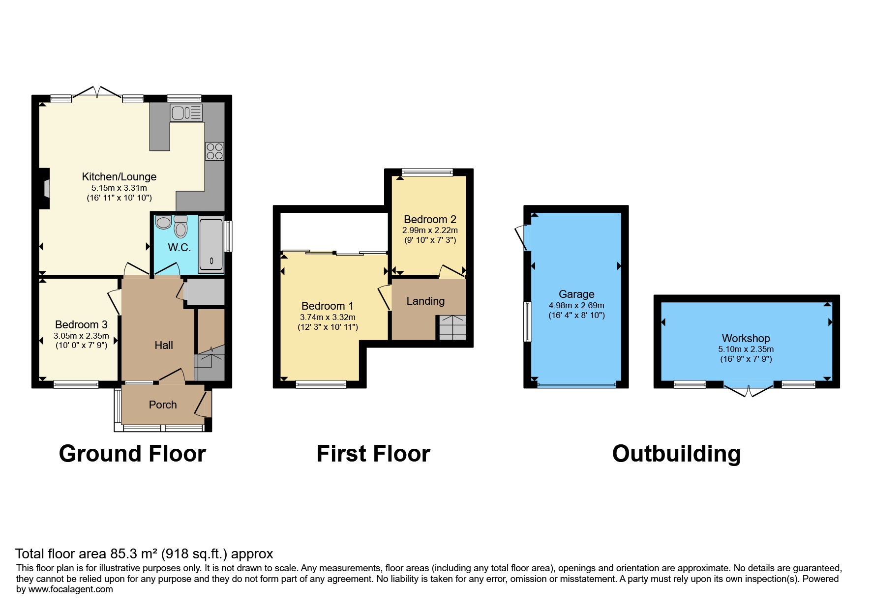91, Firs Drive, Rugby floorplan