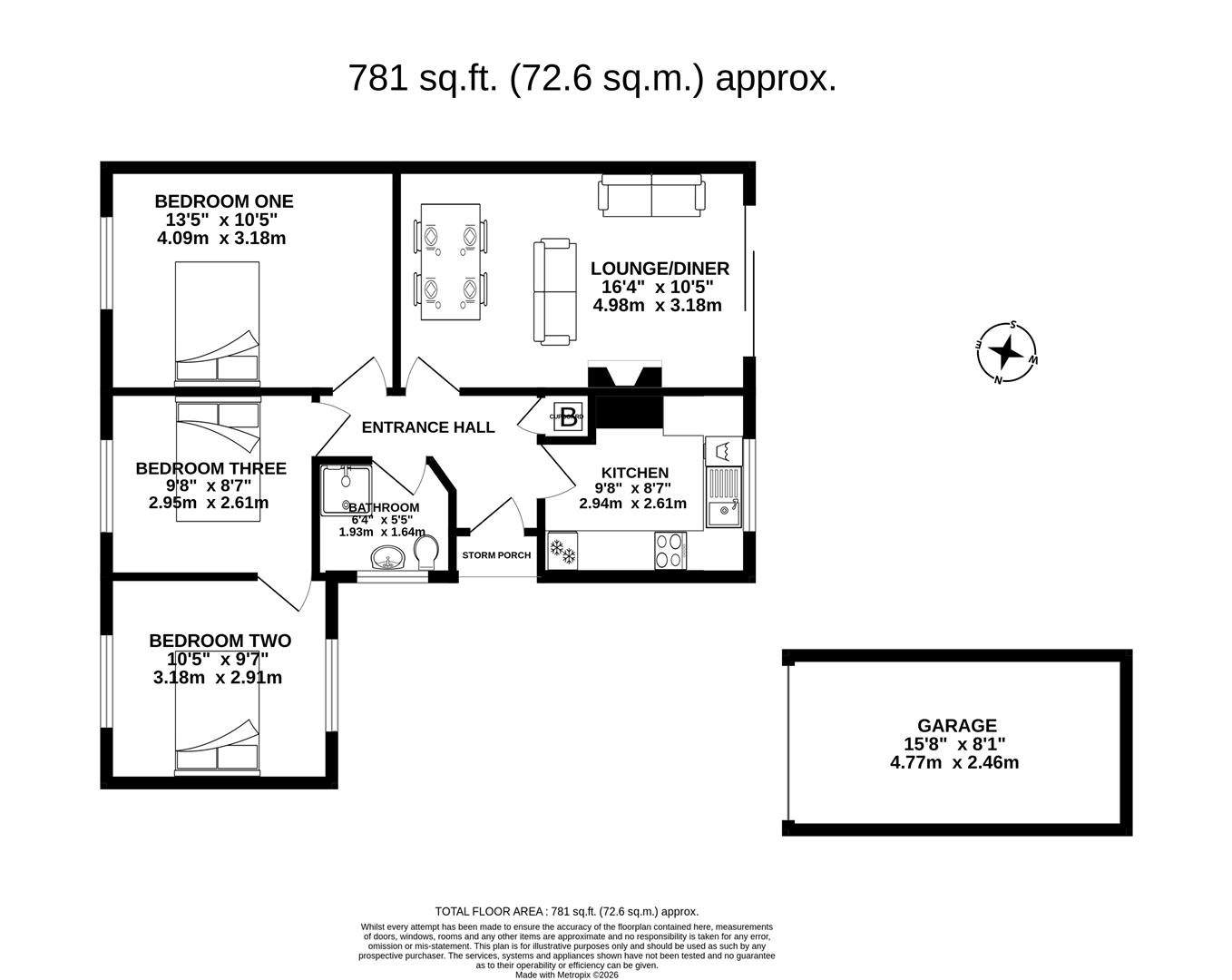 3, Trajan Road, Swindon floorplan