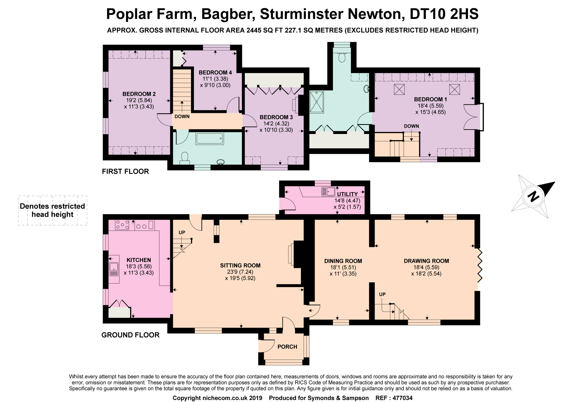 4 Bedrooms Detached house for sale in Bagber, Sturminster Newton, Dorset DT10