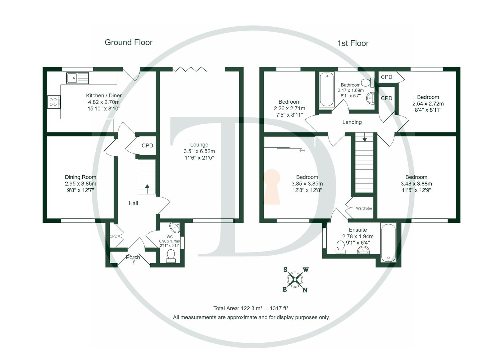 7, Reid Court, Ellesmere Port floorplan