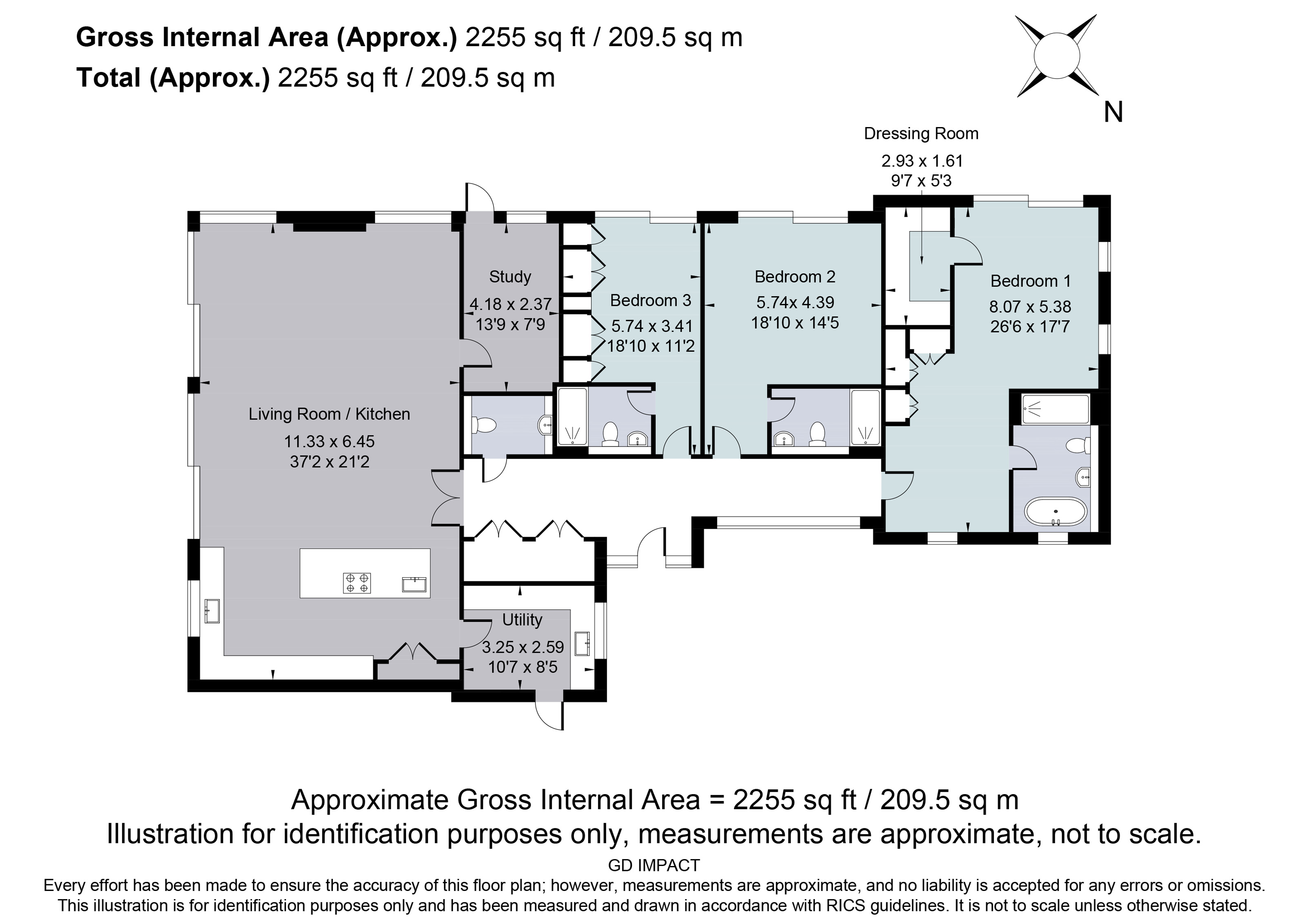 3 The Walled Garden,, Cheapside Road, Berkshire floorplan