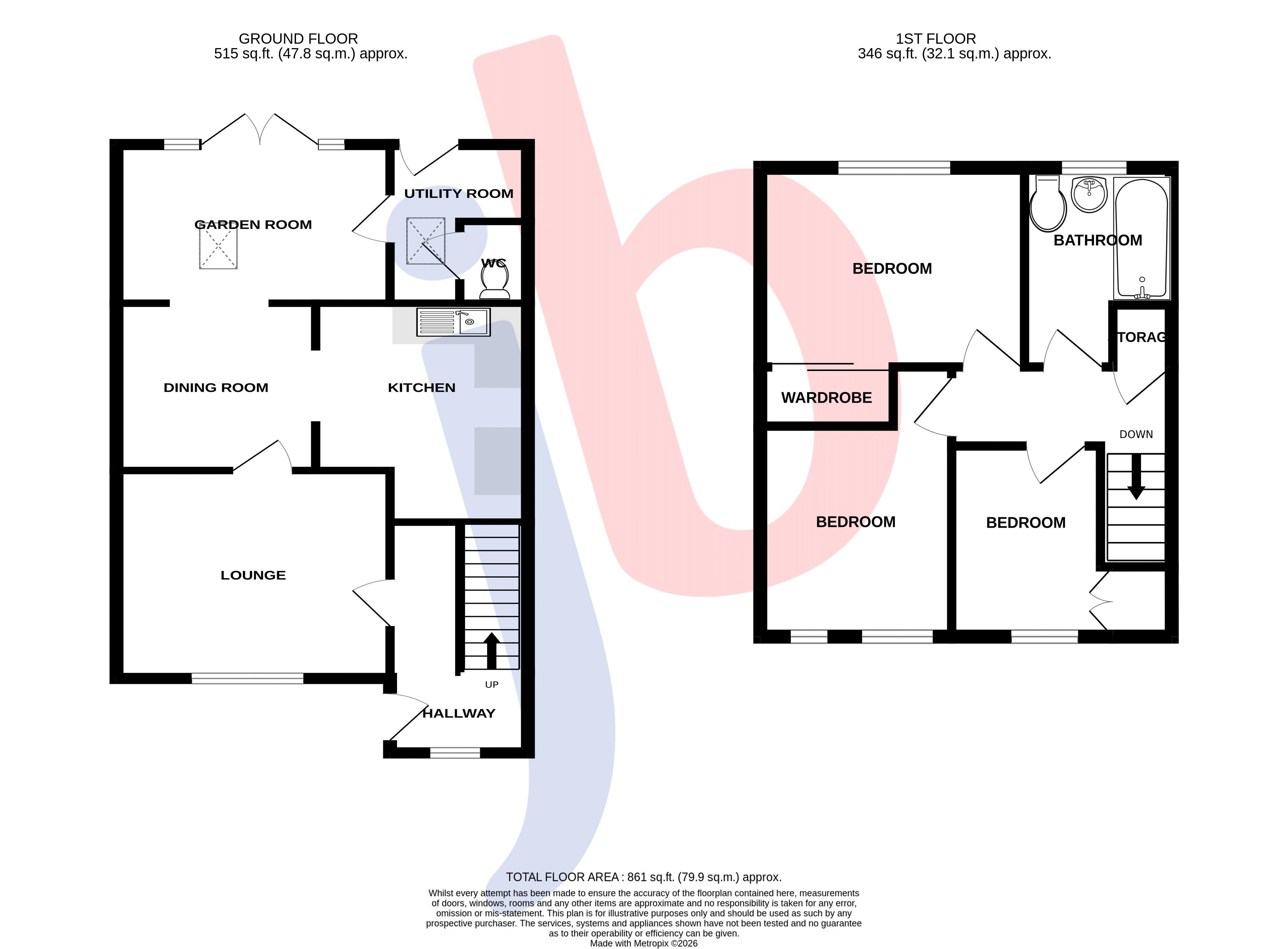 56, Lacey Green, Newark floorplan