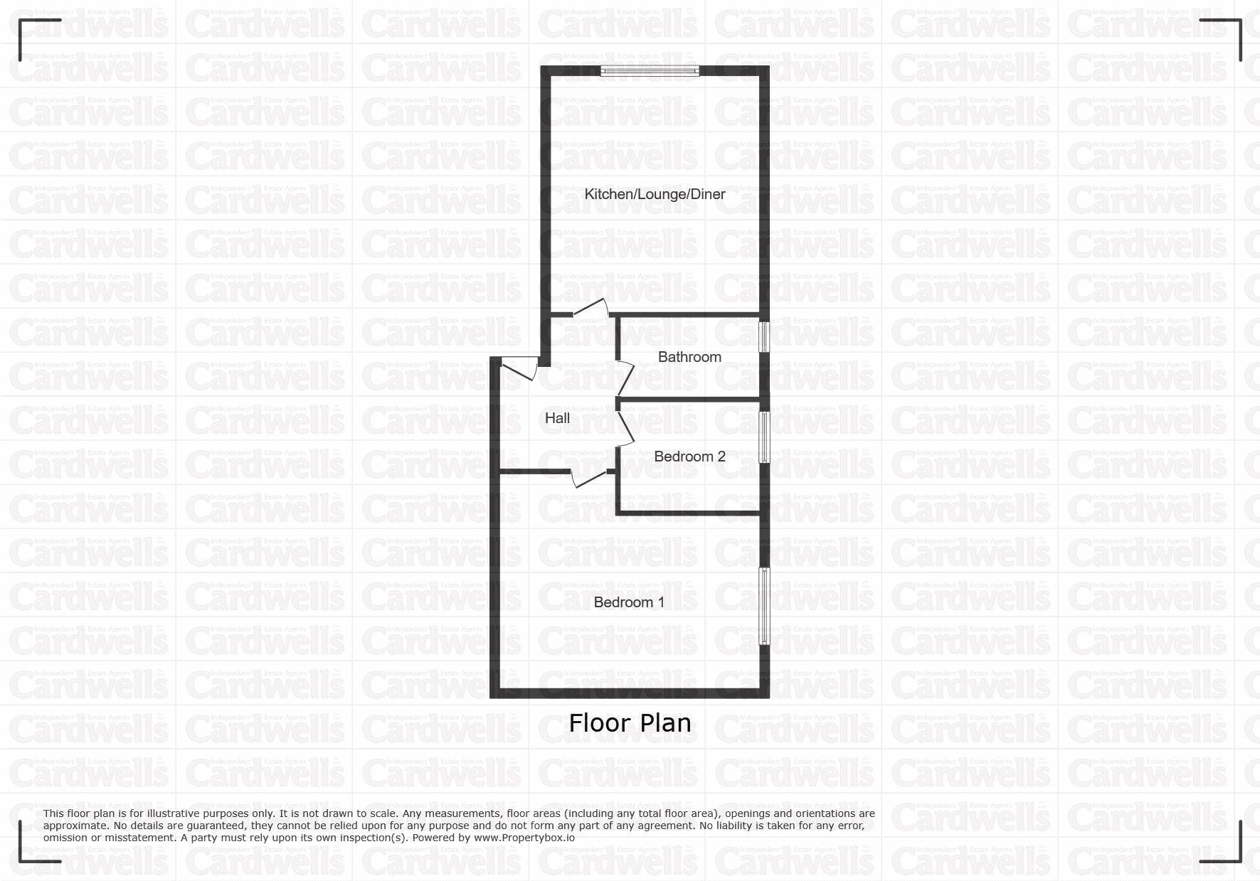 Flat 7, 123 Bridge Apartments, Church Street, Bolton floorplan