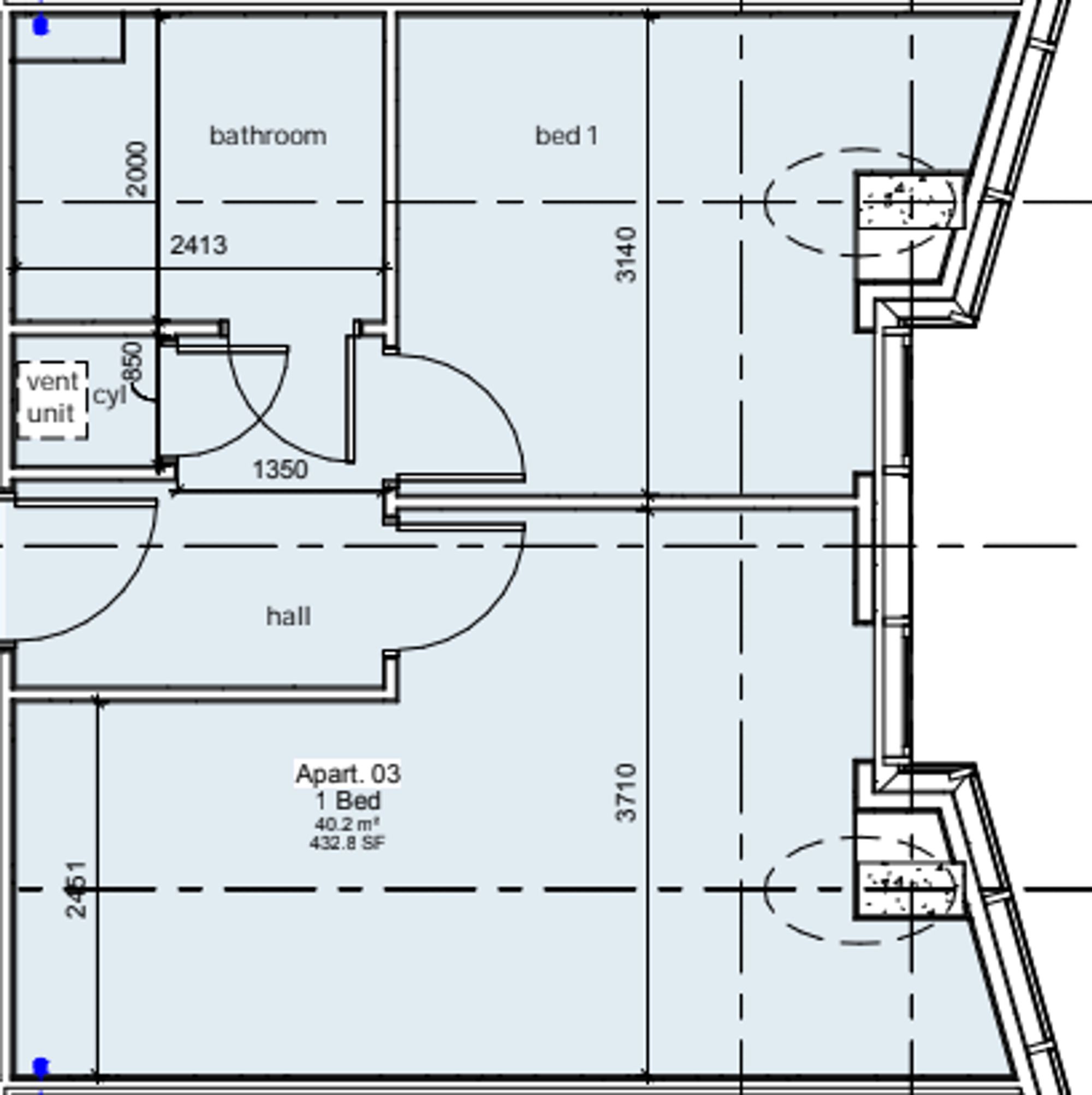 1903 The Tower, 19 Plaza Boulevard, Liverpool floorplan