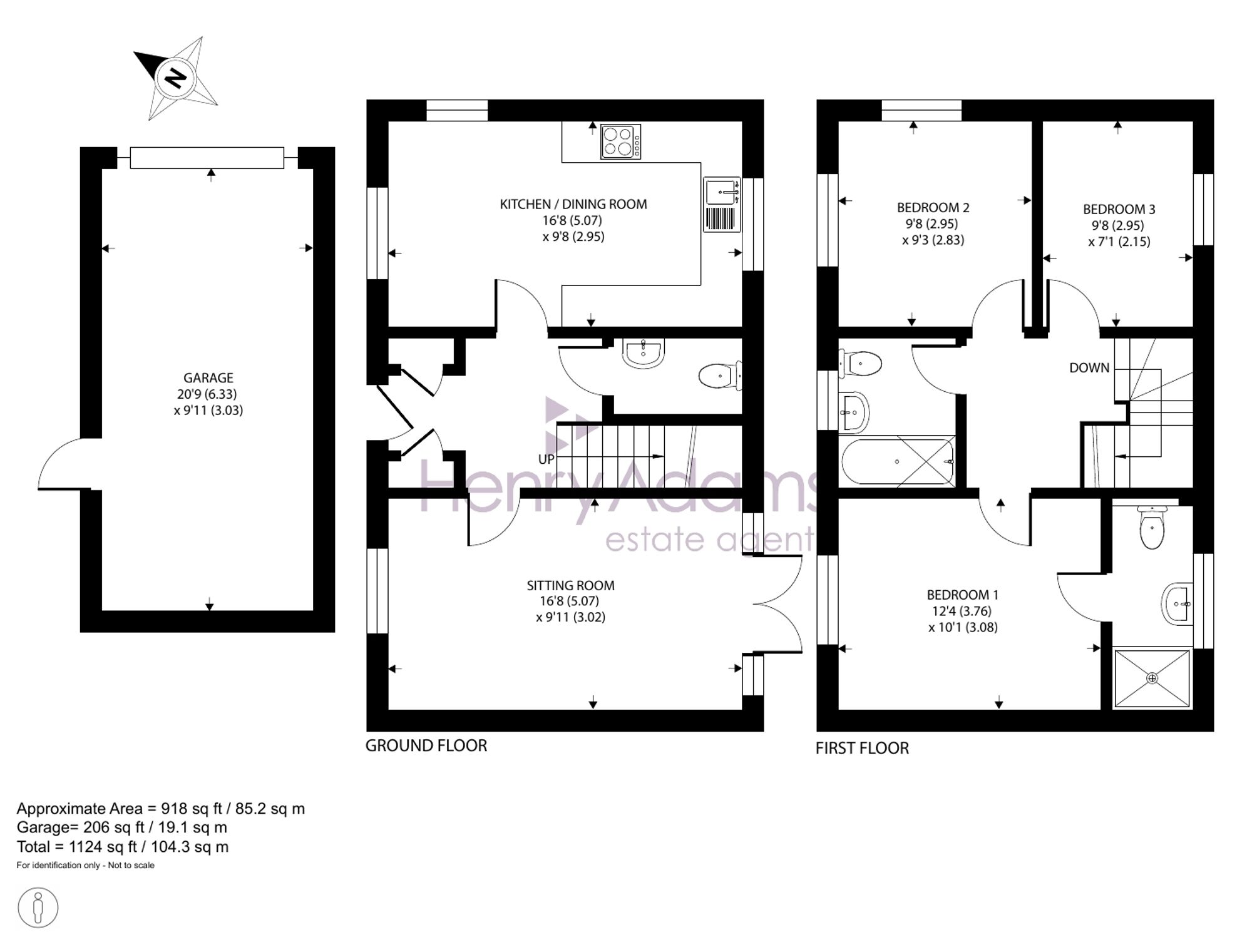 6 Legg Vale, Chichester floorplan