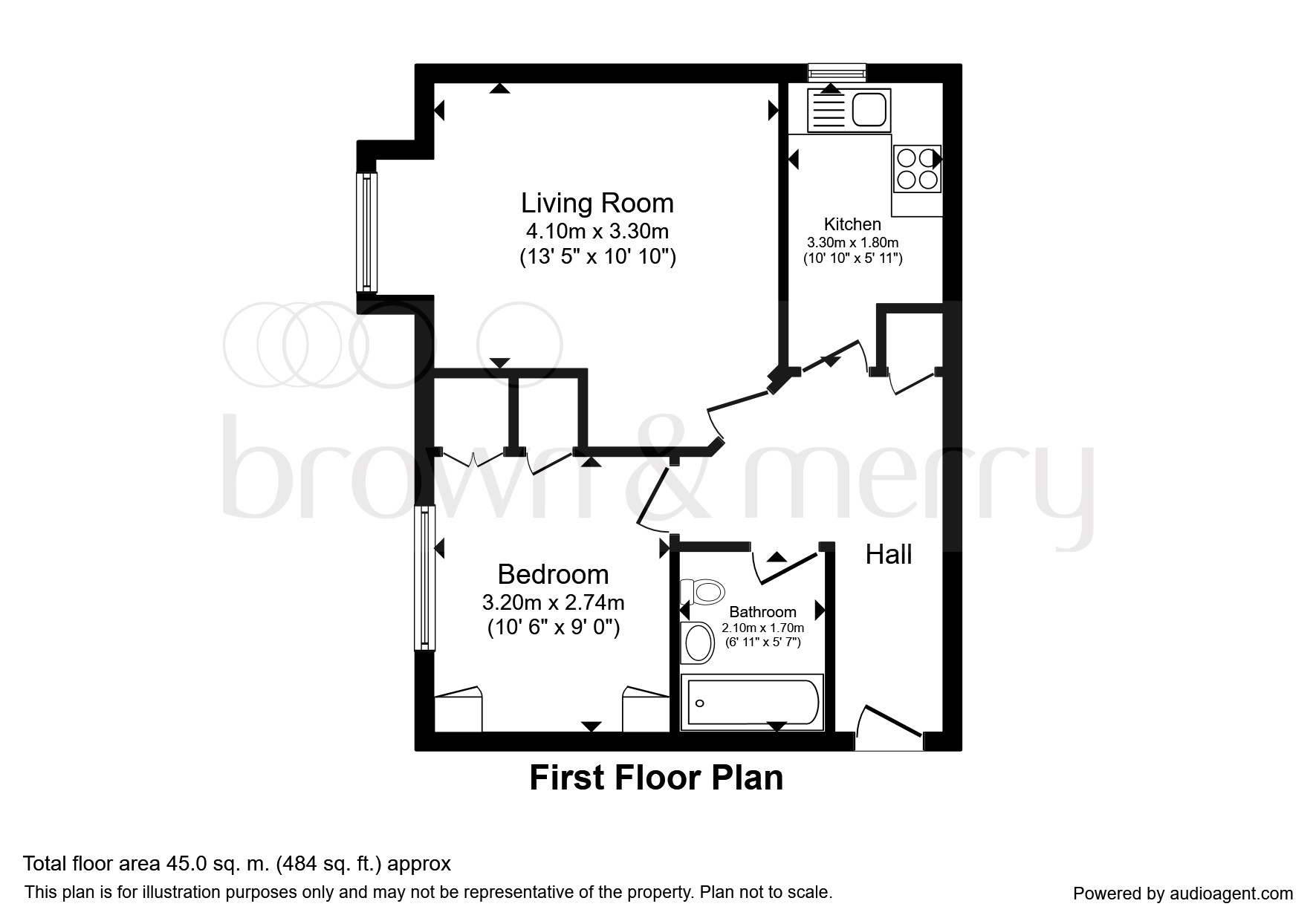 1 Bedrooms Flat for sale in The Beeches, Halsey Road, Watford WD18