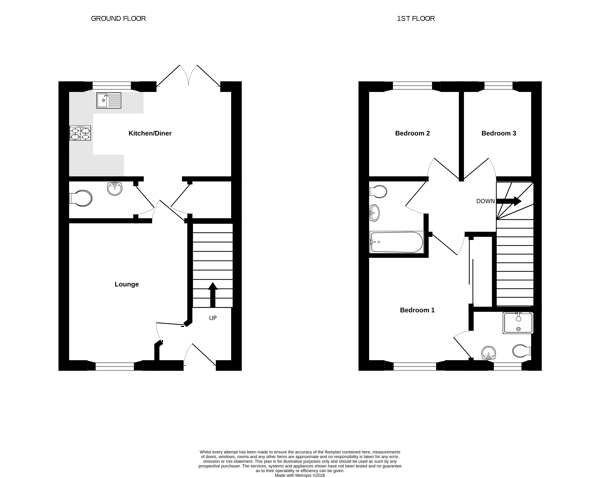 7 Larch Close, Bristol floorplan