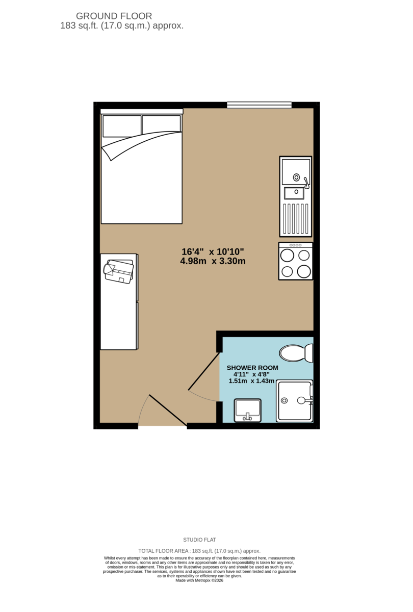 14 Cyprus Road, Finchley floorplan