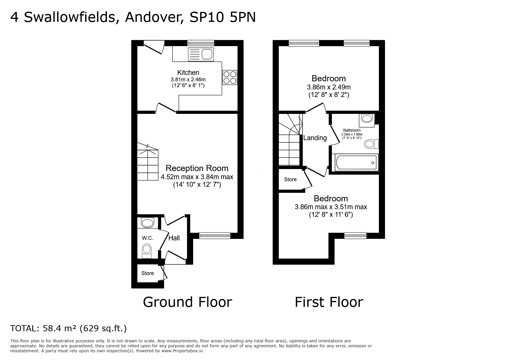 4, Swallowfields, Hampshire floorplan