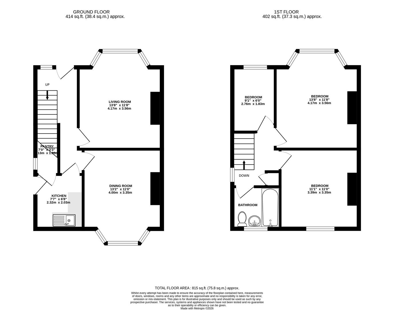 184, Tapton Hill Road, Sheffield floorplan