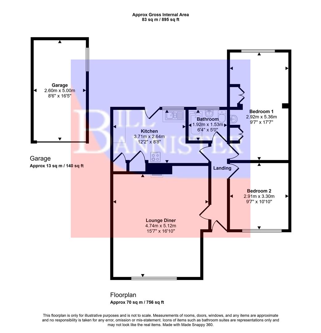 11, Polkerris Road, Redruth floorplan