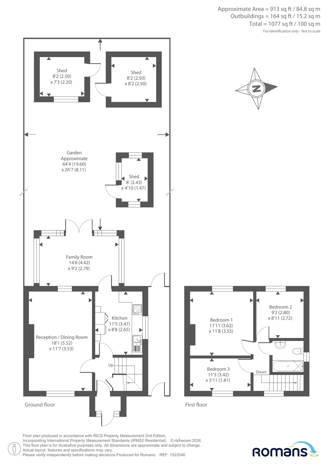 22, Kings Road, West Drayton floorplan