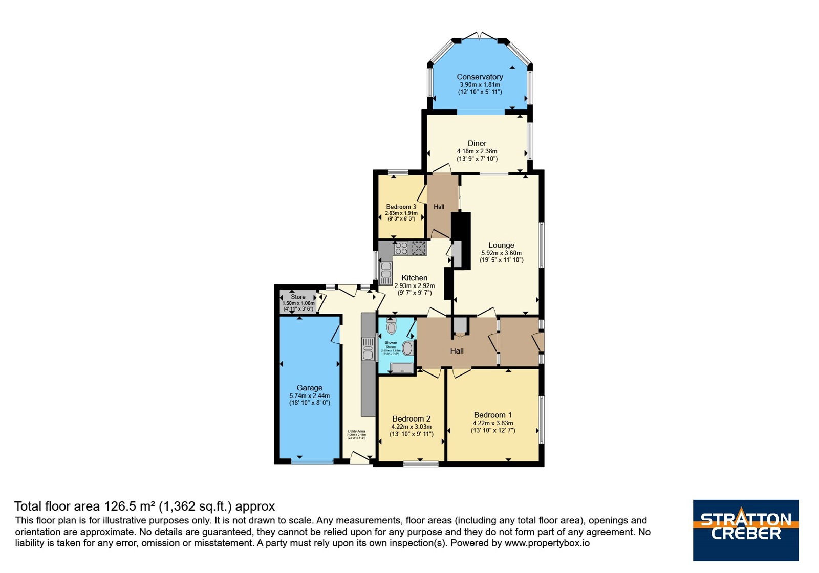 4, St. Carantoc Way, Newquay floorplan