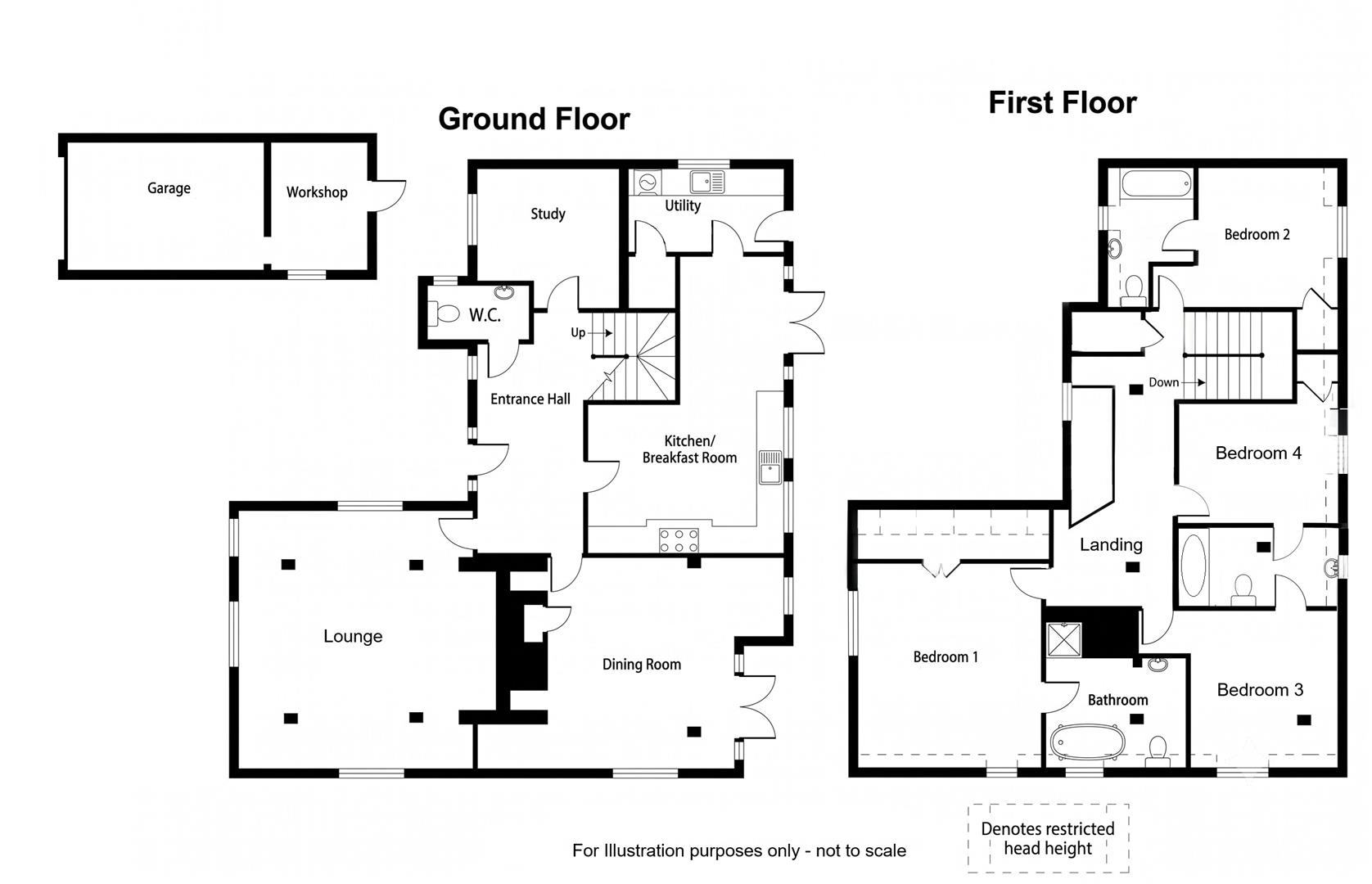 Stonebank, Back Lane, Northampton floorplan