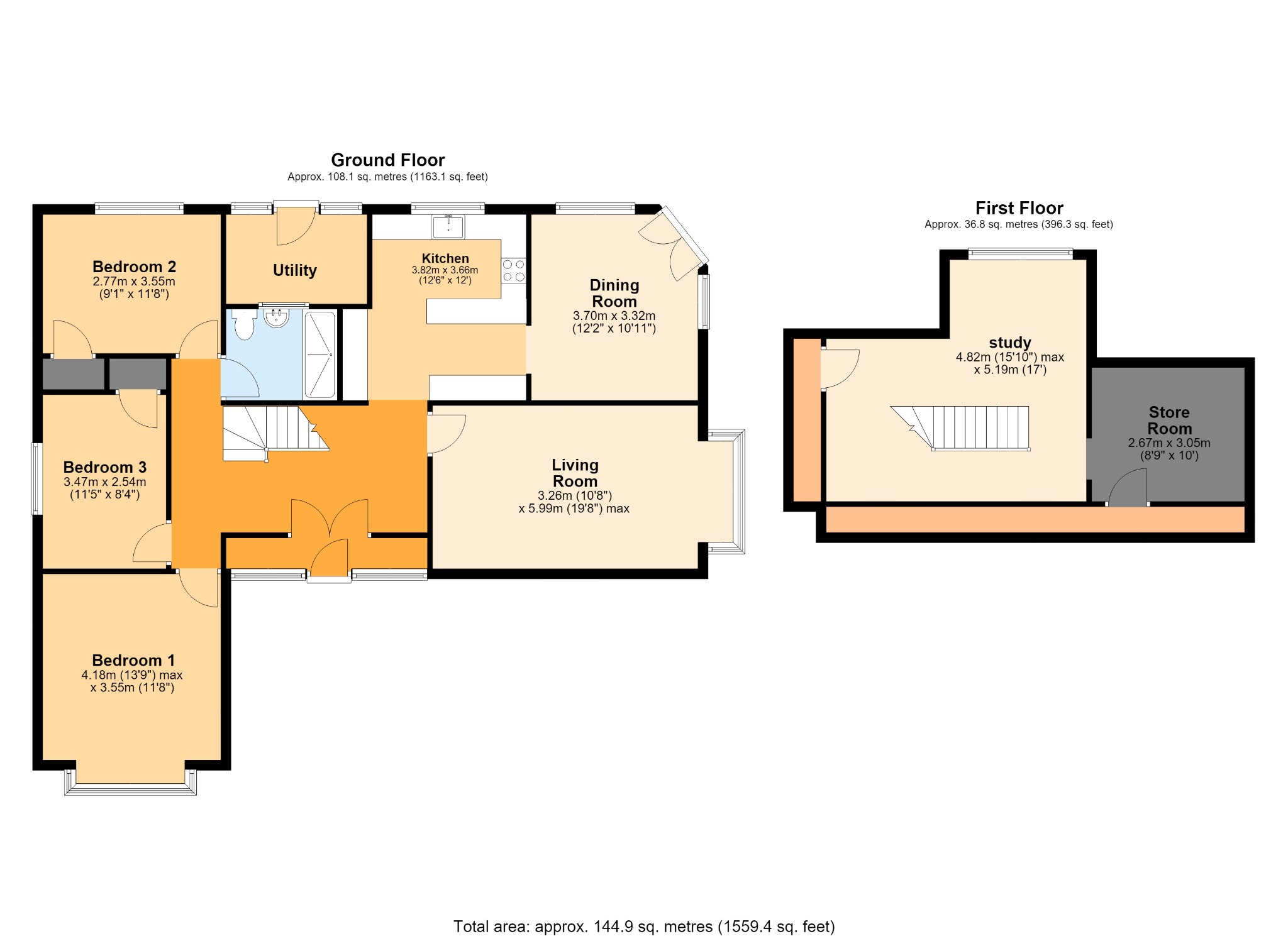 53, Ball Road, Cardiff floorplan