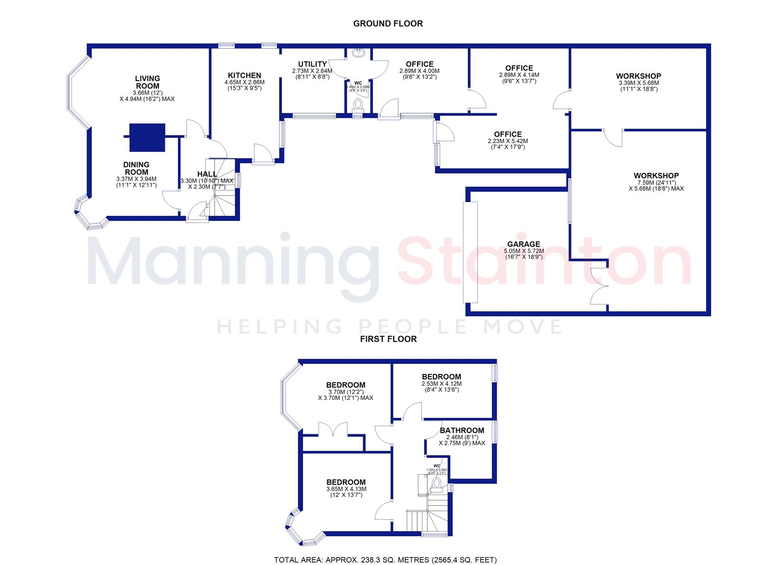 618, Stonegate Road, West Yorkshire floorplan