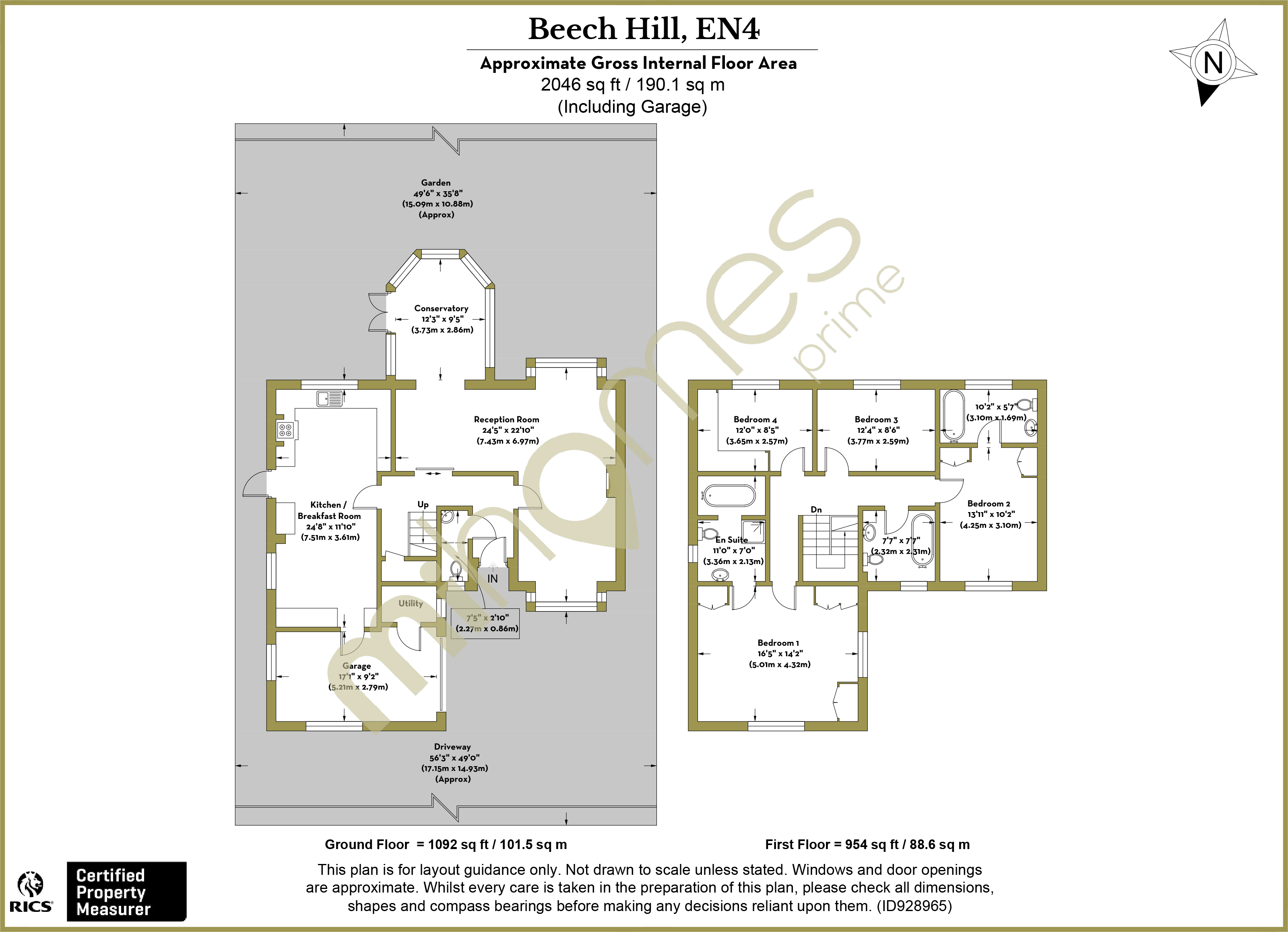 40, Beech Hill, Barnet floorplan