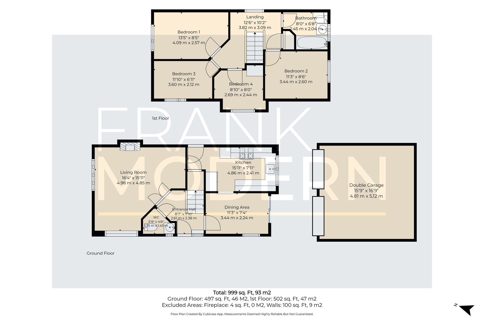 1, Whitacre, Peterborough, PE1 floorplan