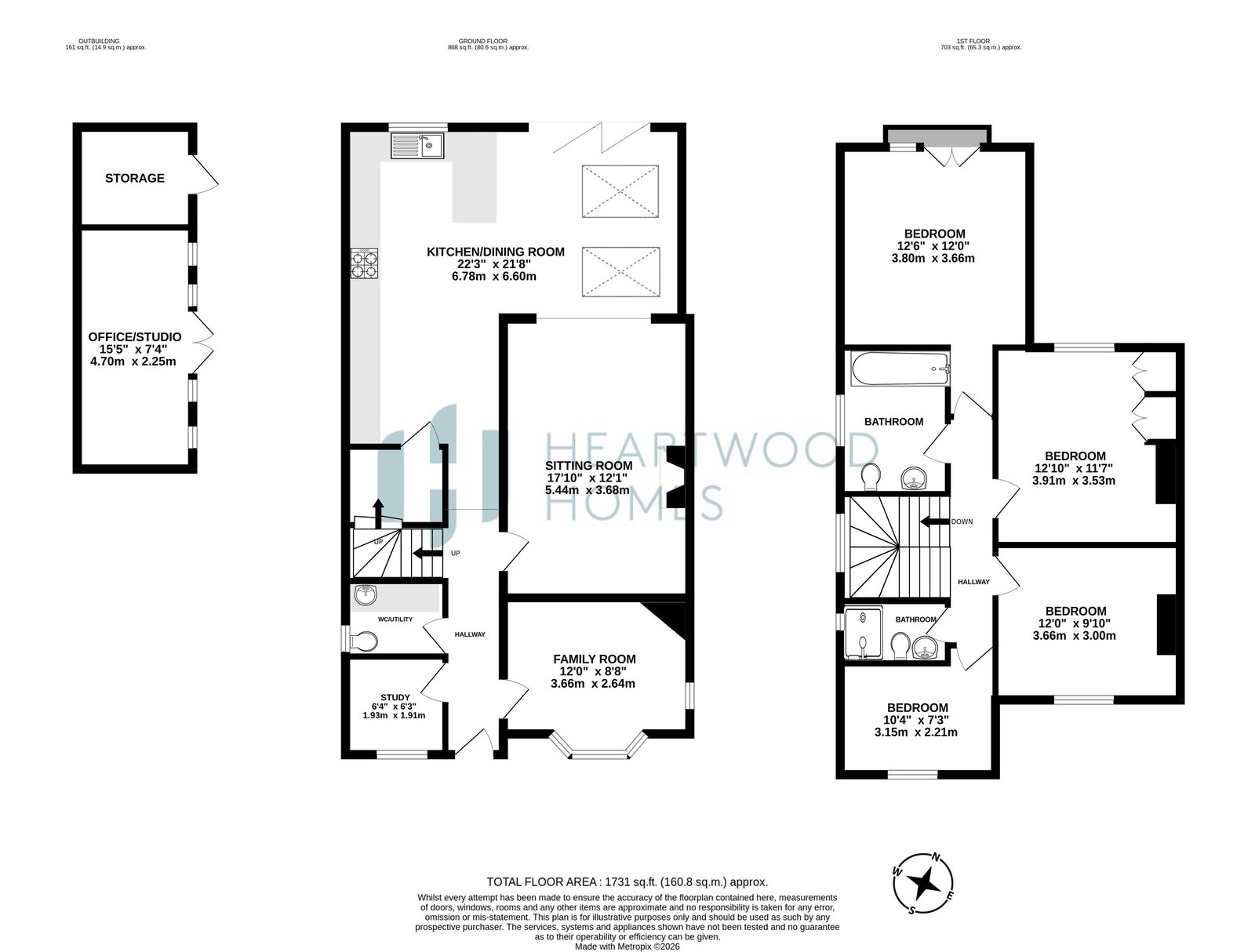 15, Hopkins Crescent, St. Albans floorplan