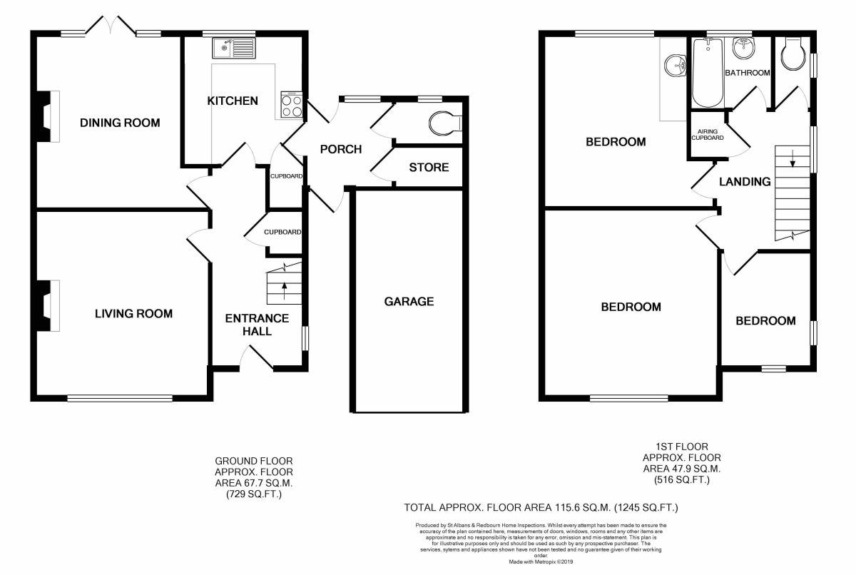 3 Bedrooms Detached house for sale in Tippendell Lane, Park Street, St. Albans AL2