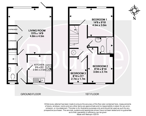 3 Bedrooms Terraced house to rent in Cumberland Avenue, Guildford GU2