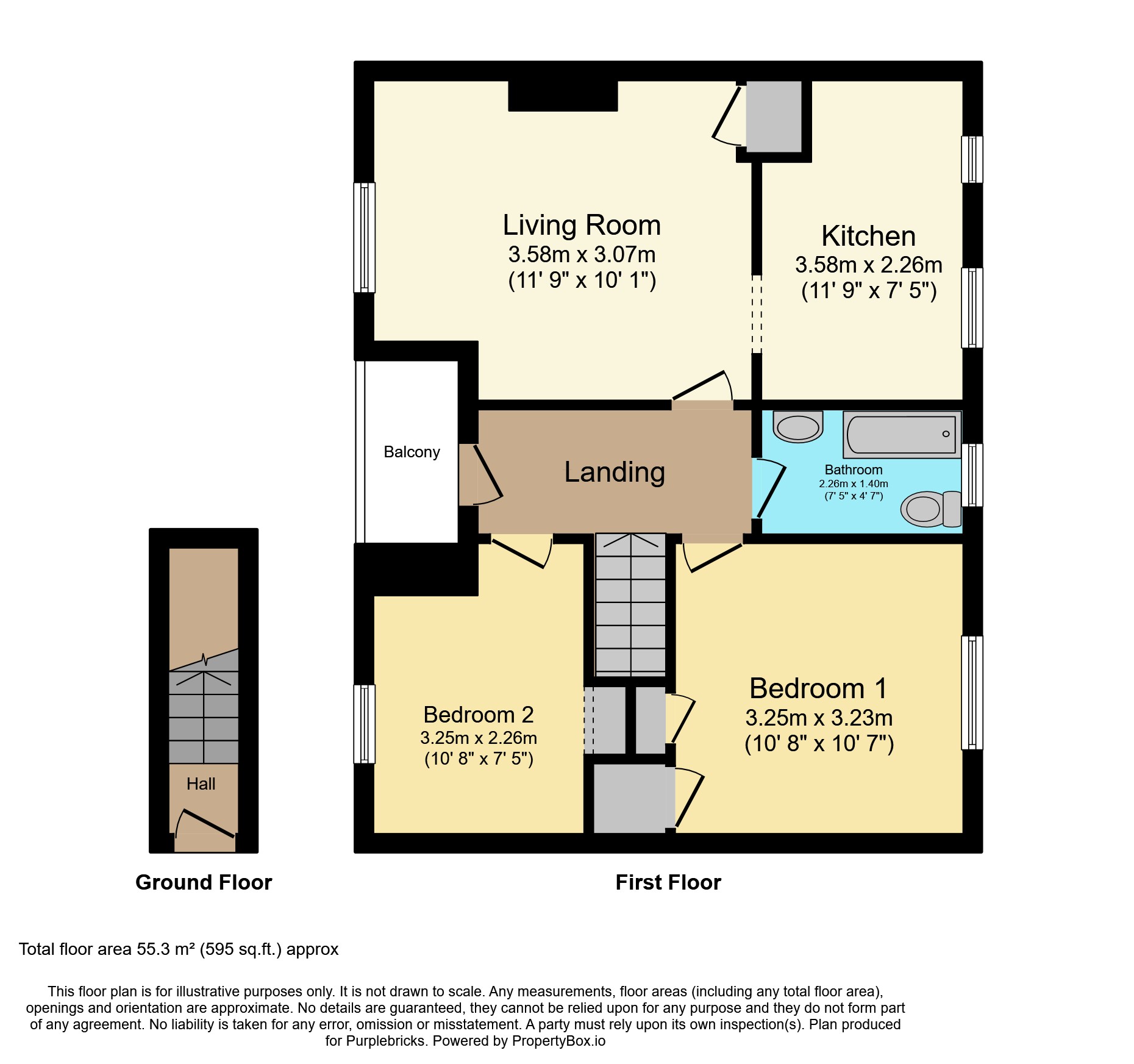 2, Mountain Close, Exmouth floorplan