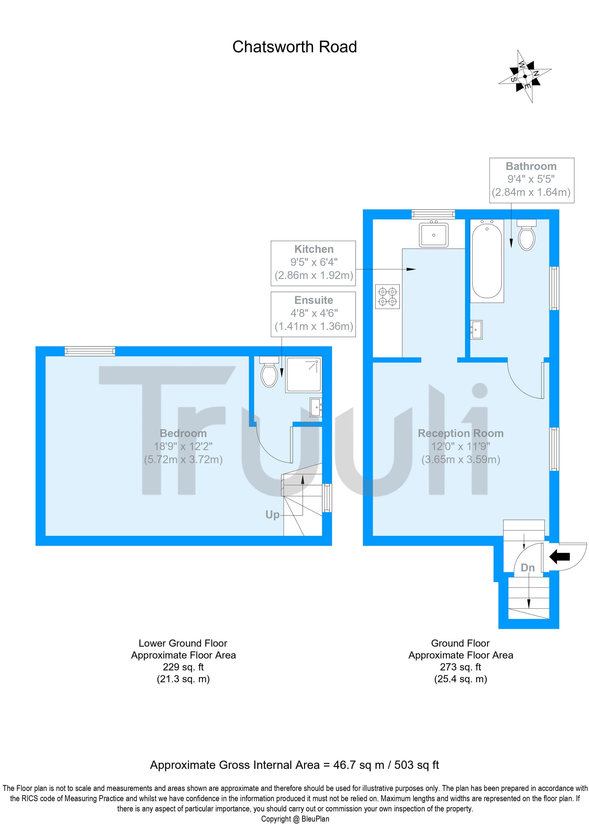17a Chatsworth Road, Croydon floorplan