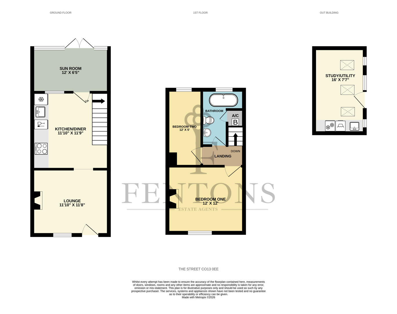 22, The Street, Kirby-le-Soken floorplan
