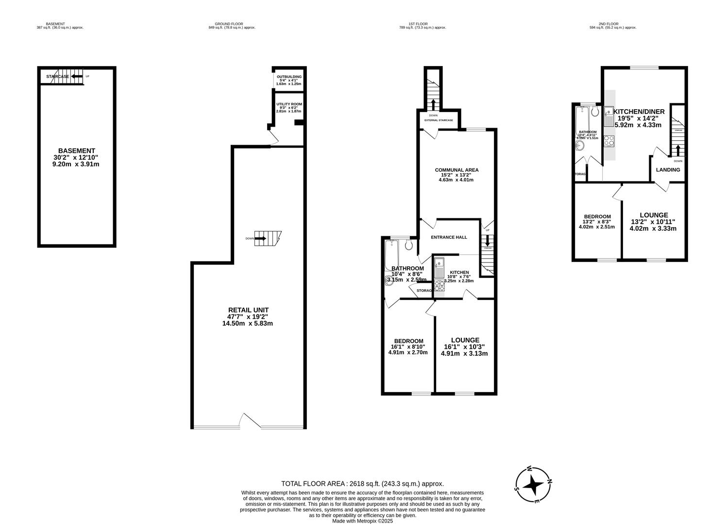 90, Market Street, Chorley floorplan