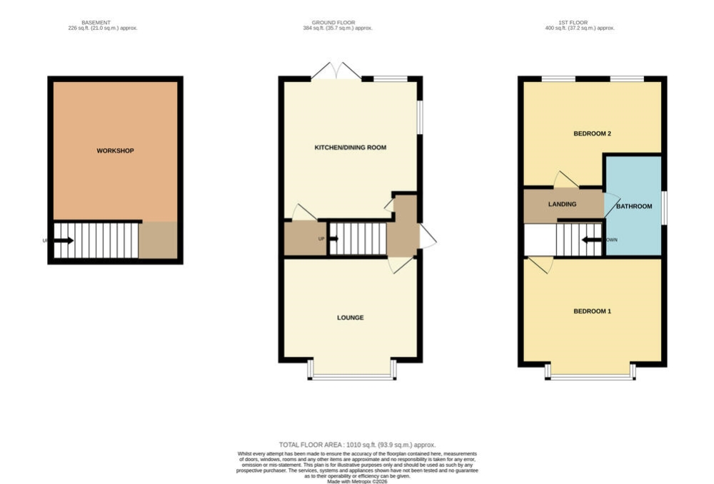 43, Helston Rise, Sheffield floorplan