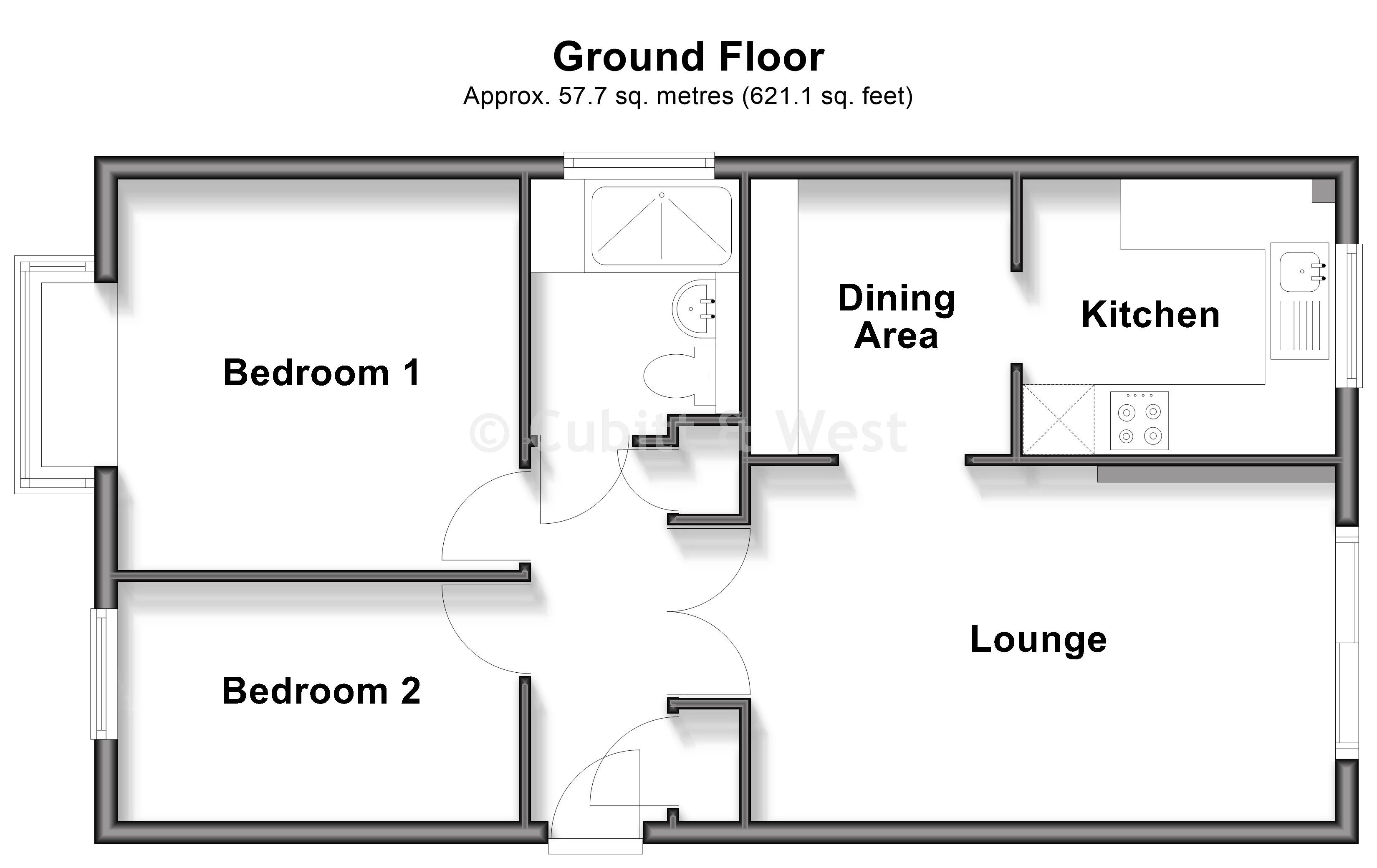 6, Lordsgrove Close, Tadworth floorplan