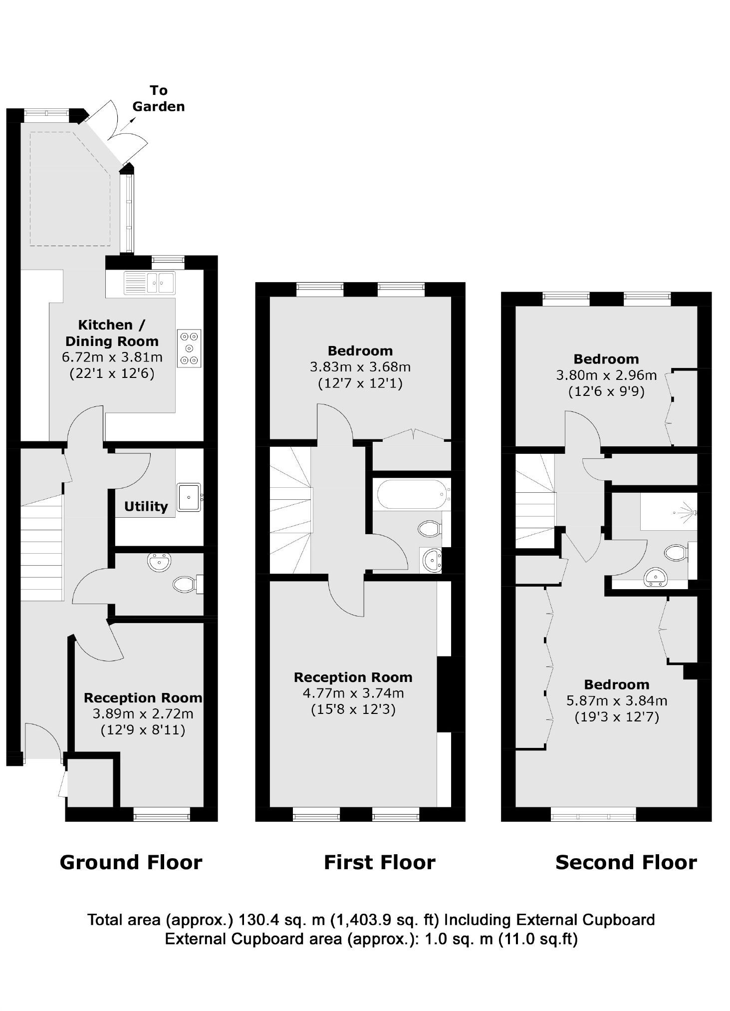 8, Fernbank Mews, London floorplan