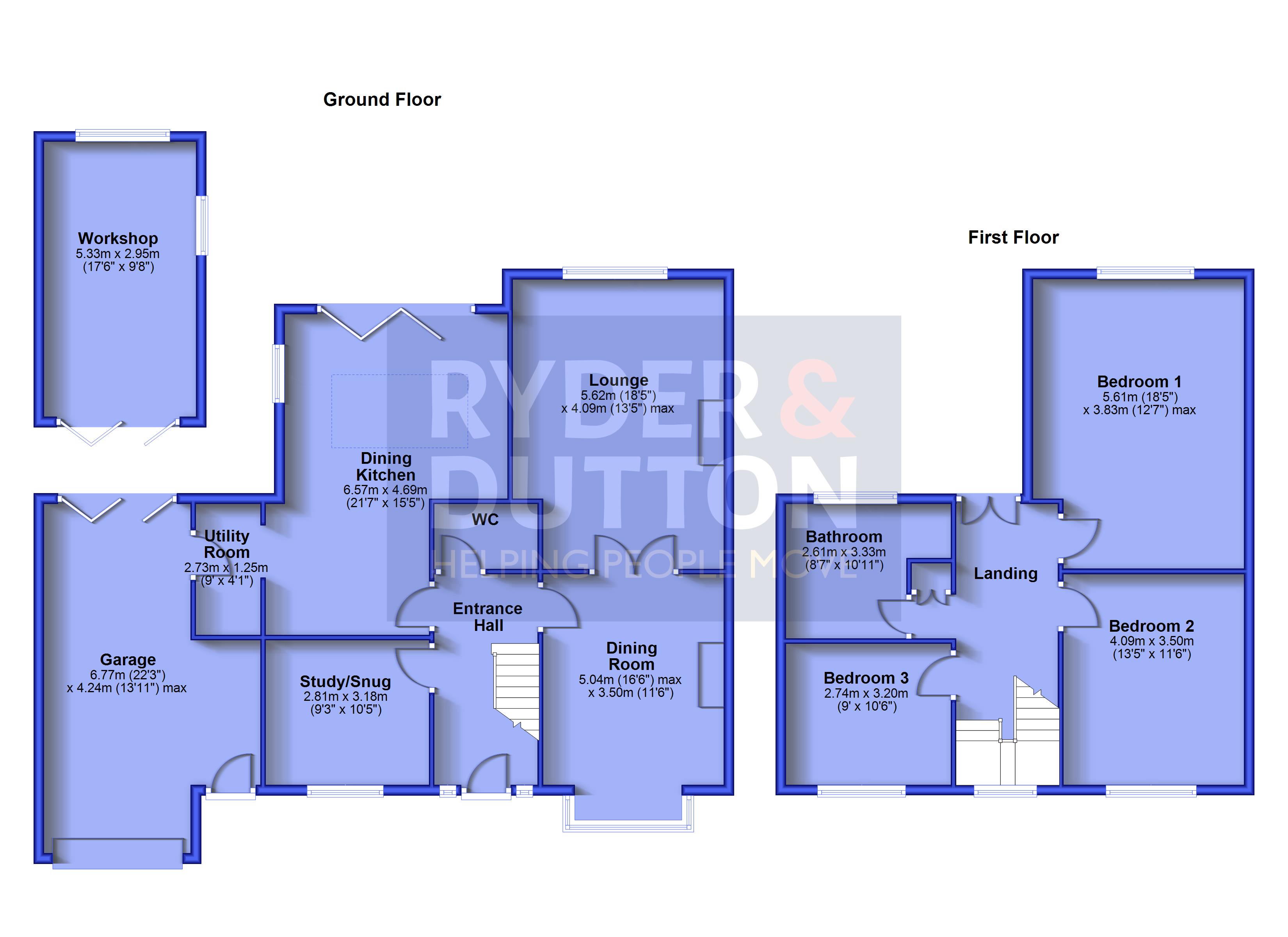 251, New Mill Road, Holmfirth floorplan