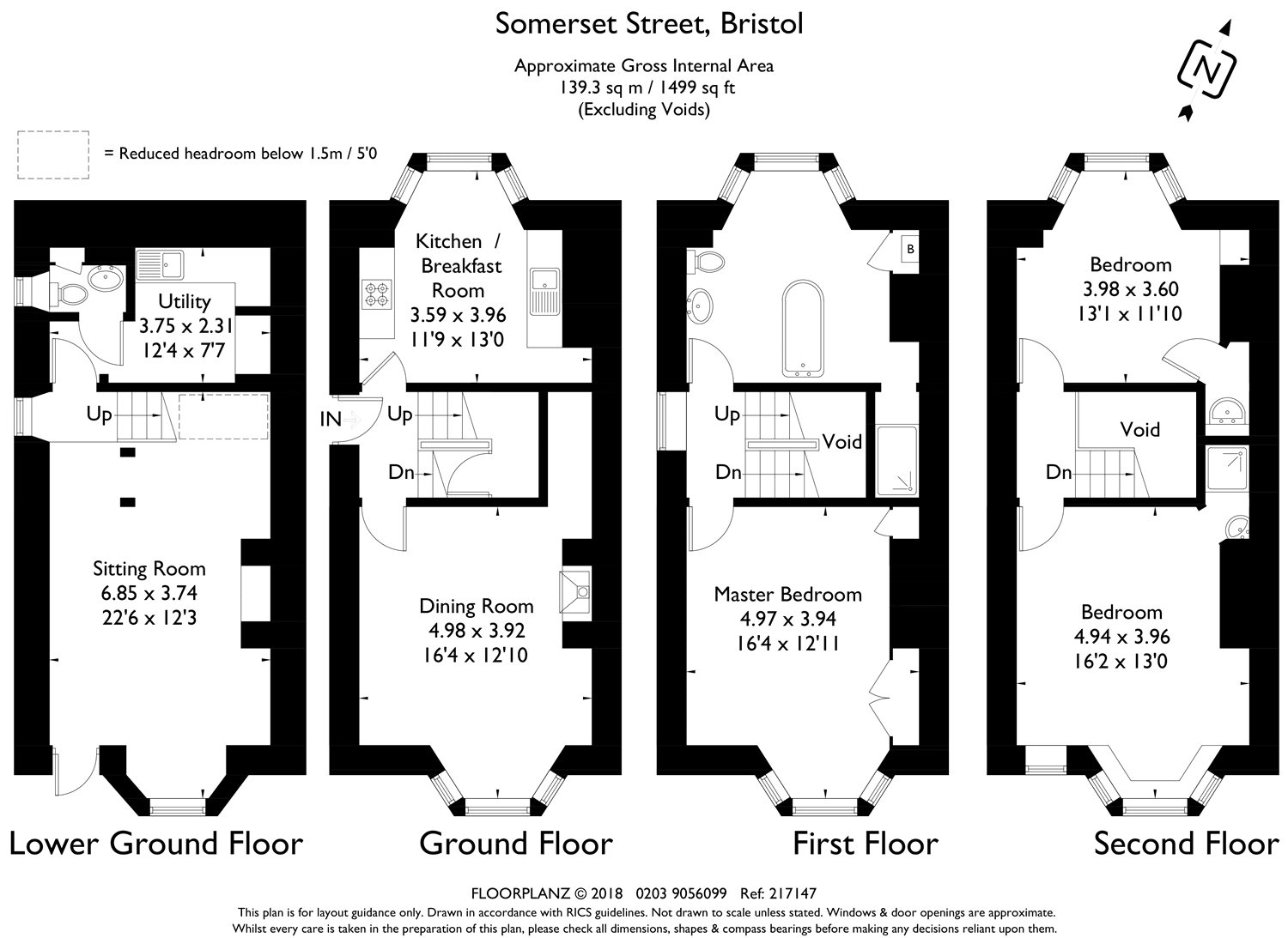 3 Bedrooms End terrace house for sale in Somerset Street, Kingsdown, Bristol BS2