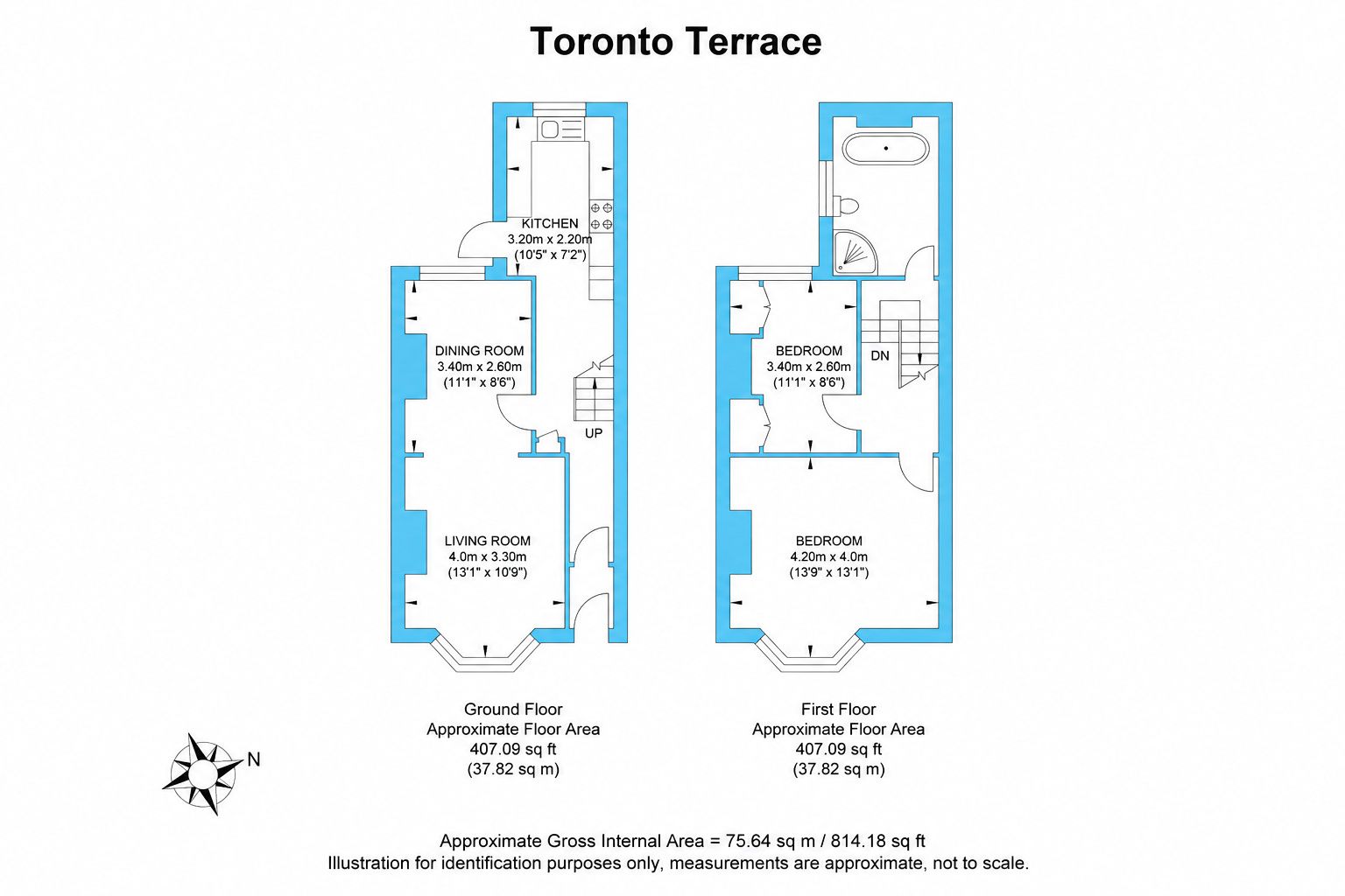 14 Toronto Terrace, Brighton floorplan