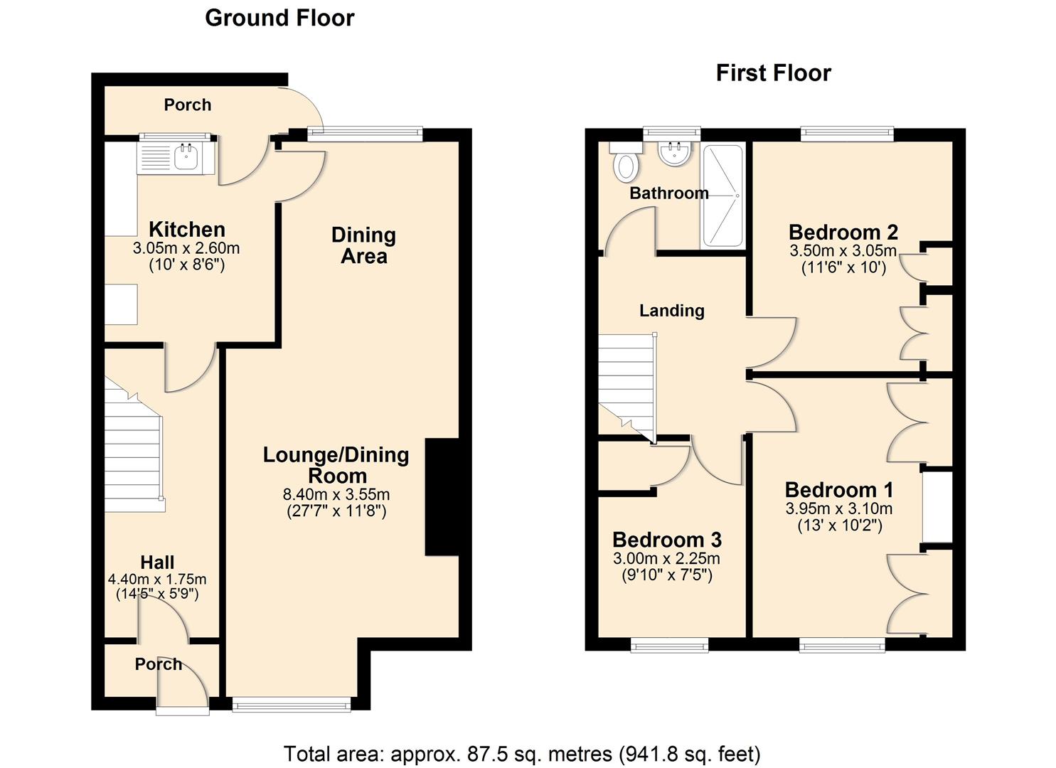 104, Cotterdale, Hull floorplan